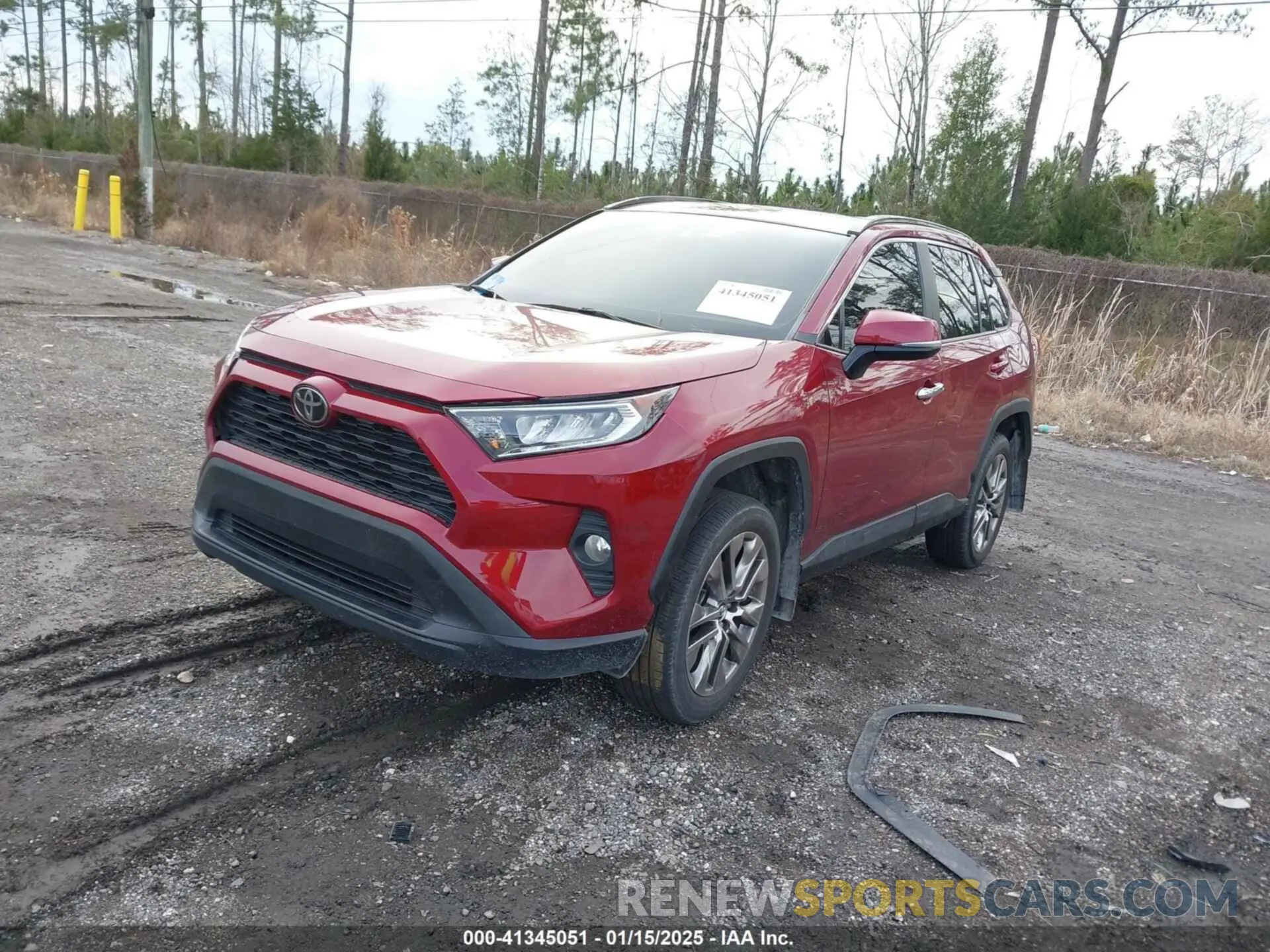 2 fotografías del automóvil dañado 2T3A1RFV0LW119952 TOYOTA RAV4 2020