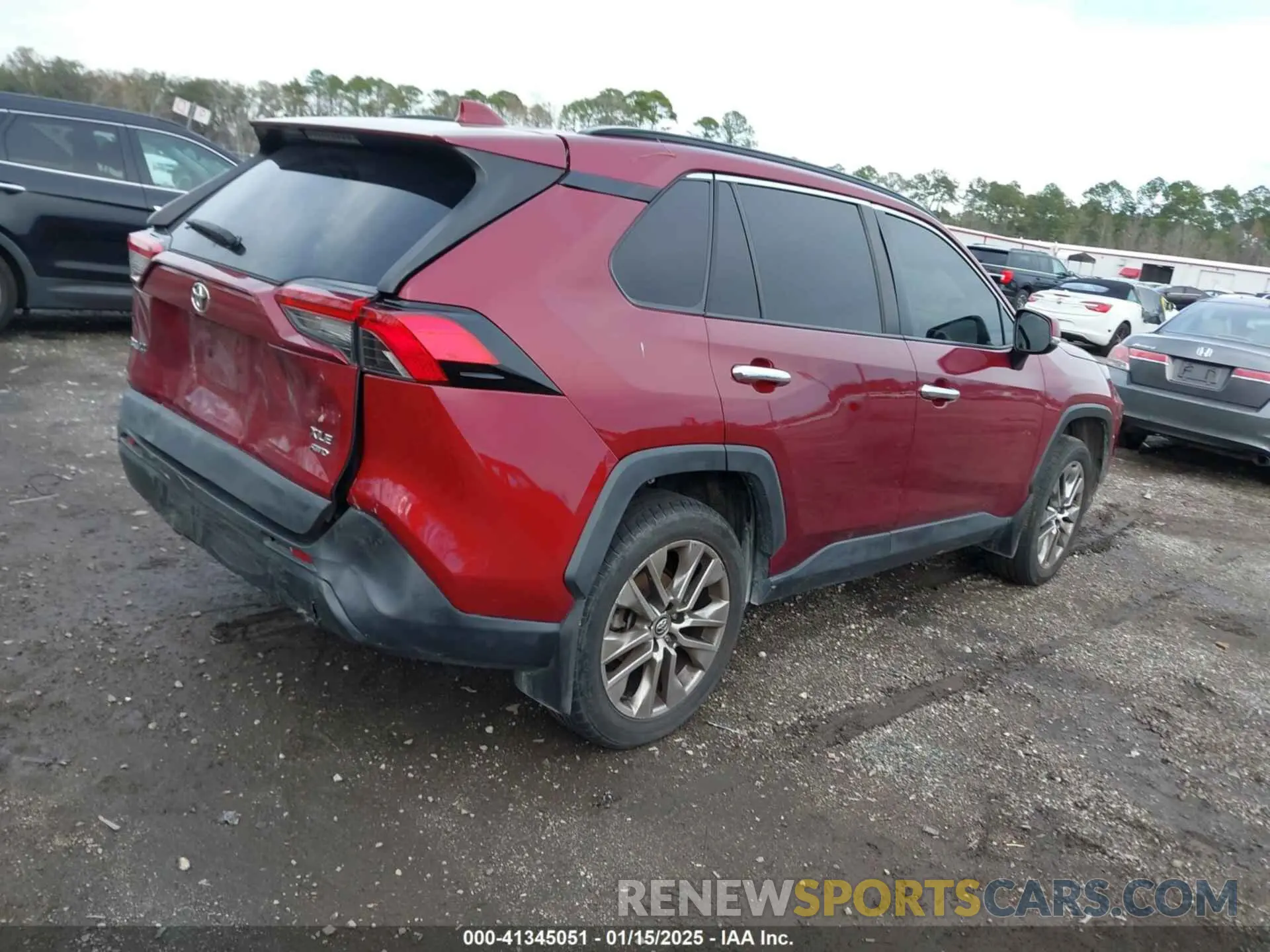 4 fotografías del automóvil dañado 2T3A1RFV0LW119952 TOYOTA RAV4 2020
