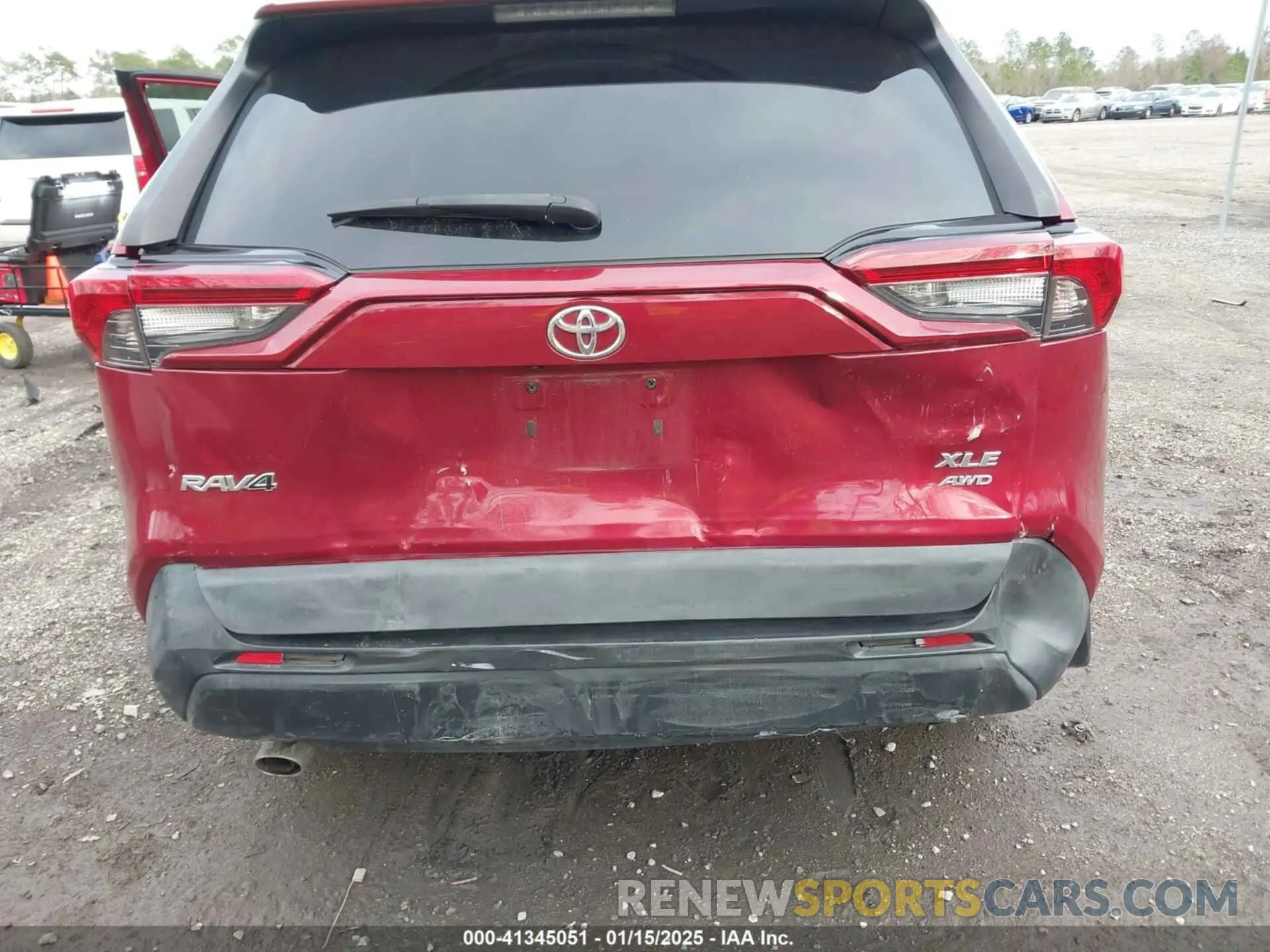 6 fotografías del automóvil dañado 2T3A1RFV0LW119952 TOYOTA RAV4 2020