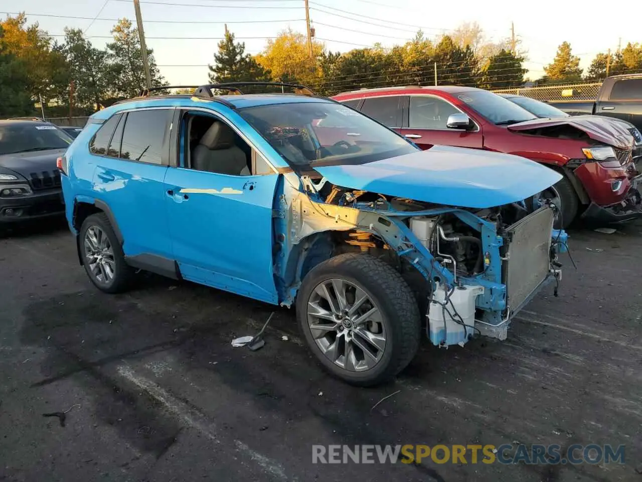 4 fotografías del automóvil dañado 2T3A1RFV1LC112364 TOYOTA RAV4 2020