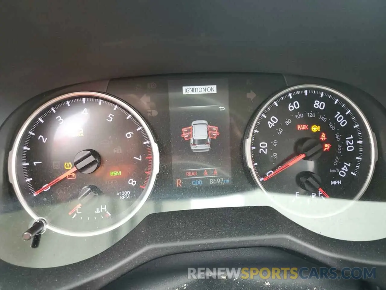 9 fotografías del automóvil dañado 2T3A1RFV2LC116200 TOYOTA RAV4 2020