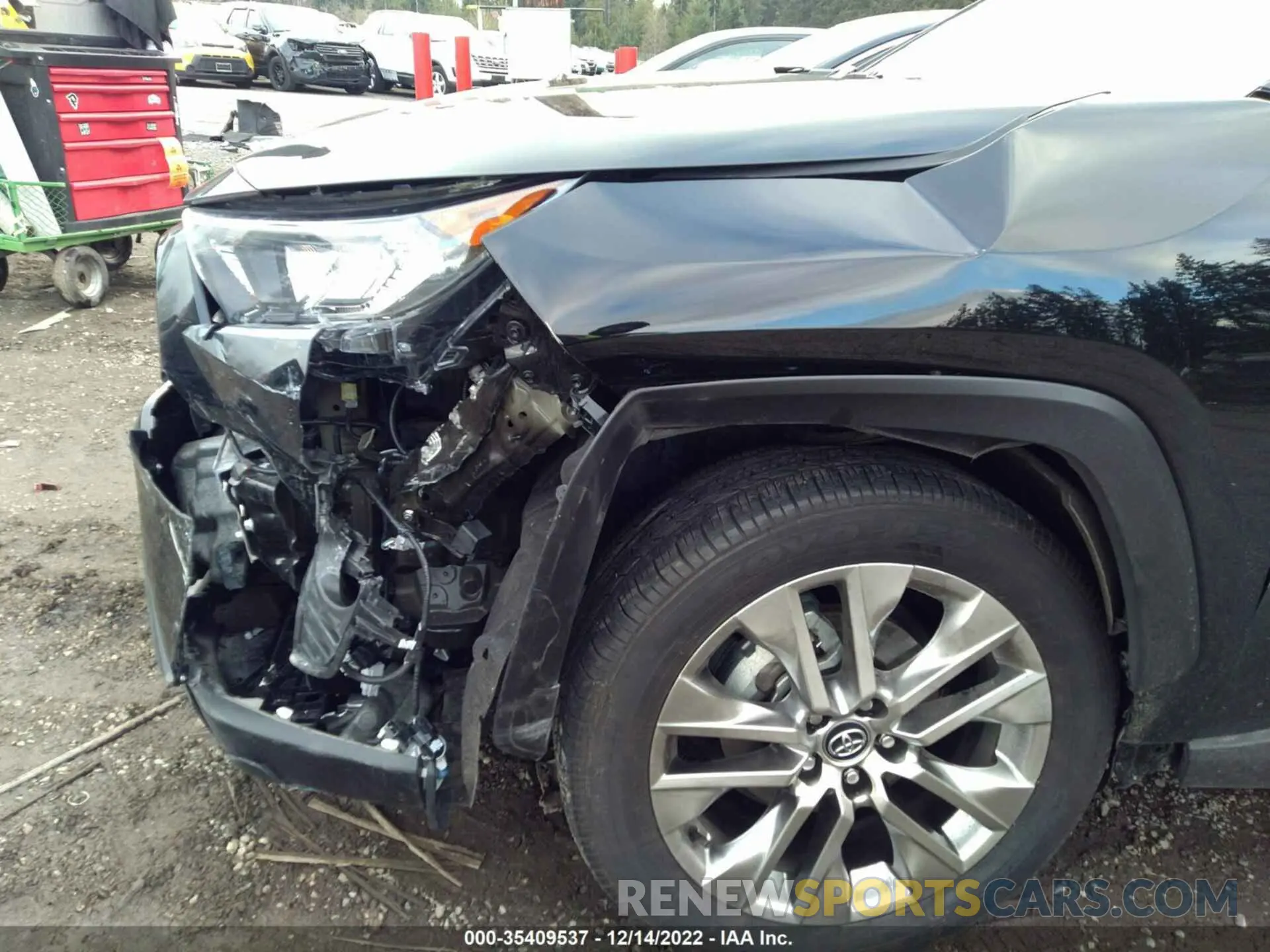 6 fotografías del automóvil dañado 2T3A1RFV2LW107379 TOYOTA RAV4 2020