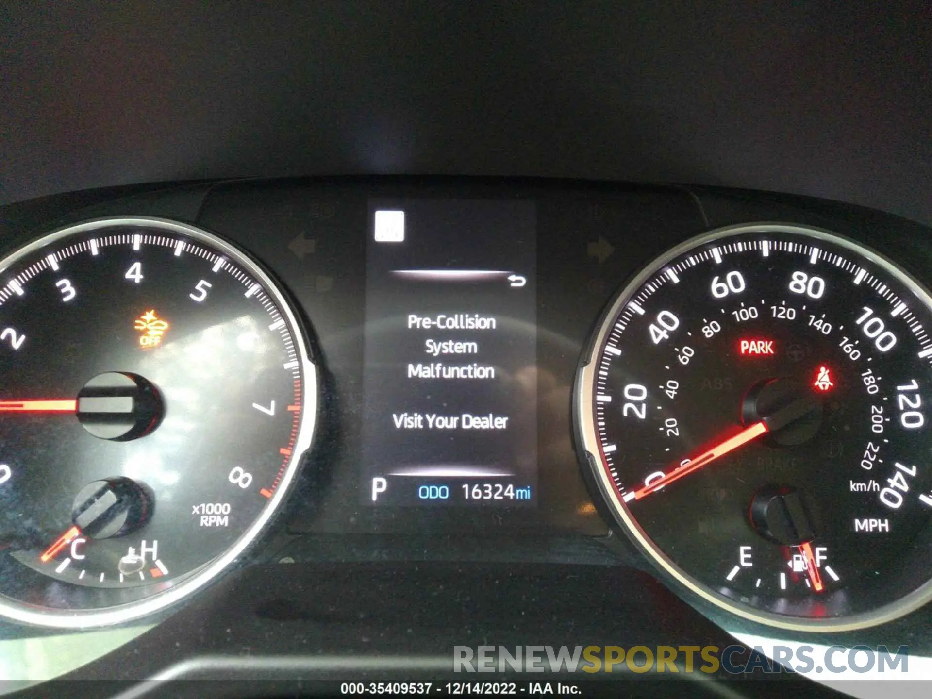 7 fotografías del automóvil dañado 2T3A1RFV2LW107379 TOYOTA RAV4 2020
