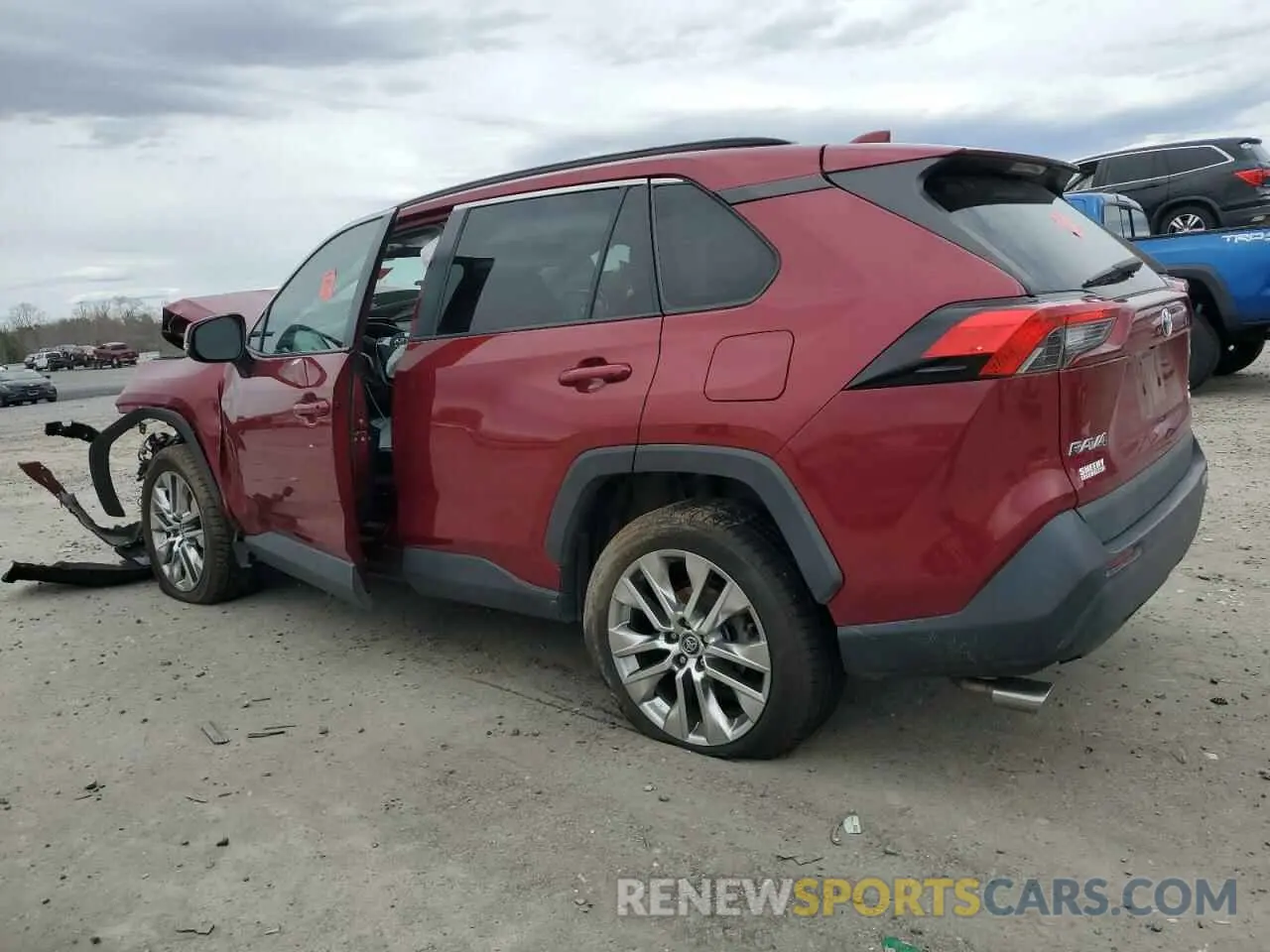 2 fotografías del automóvil dañado 2T3A1RFV3LC123124 TOYOTA RAV4 2020