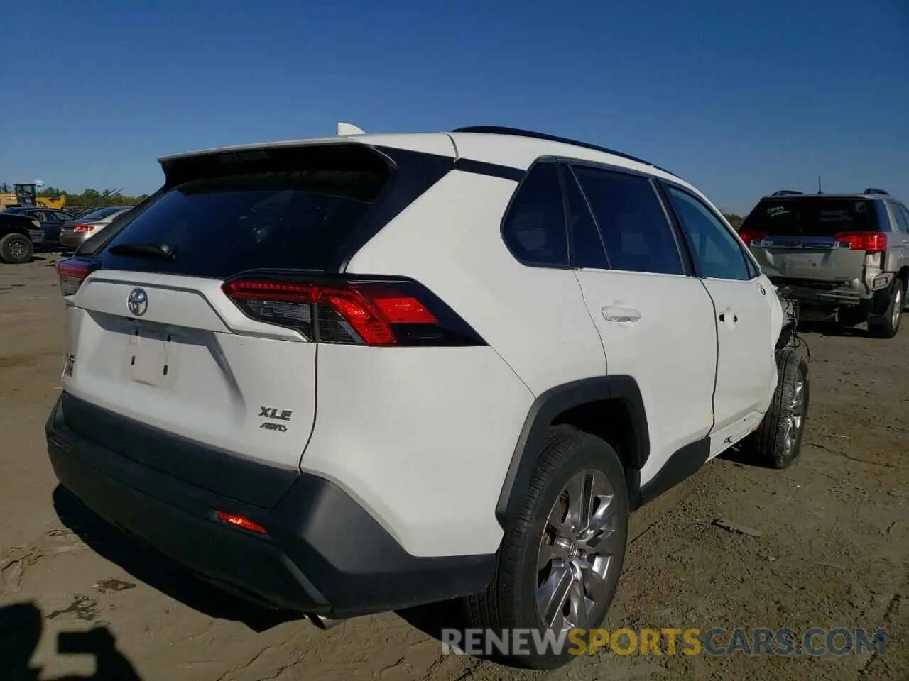 4 fotografías del automóvil dañado 2T3A1RFV3LW135076 TOYOTA RAV4 2020