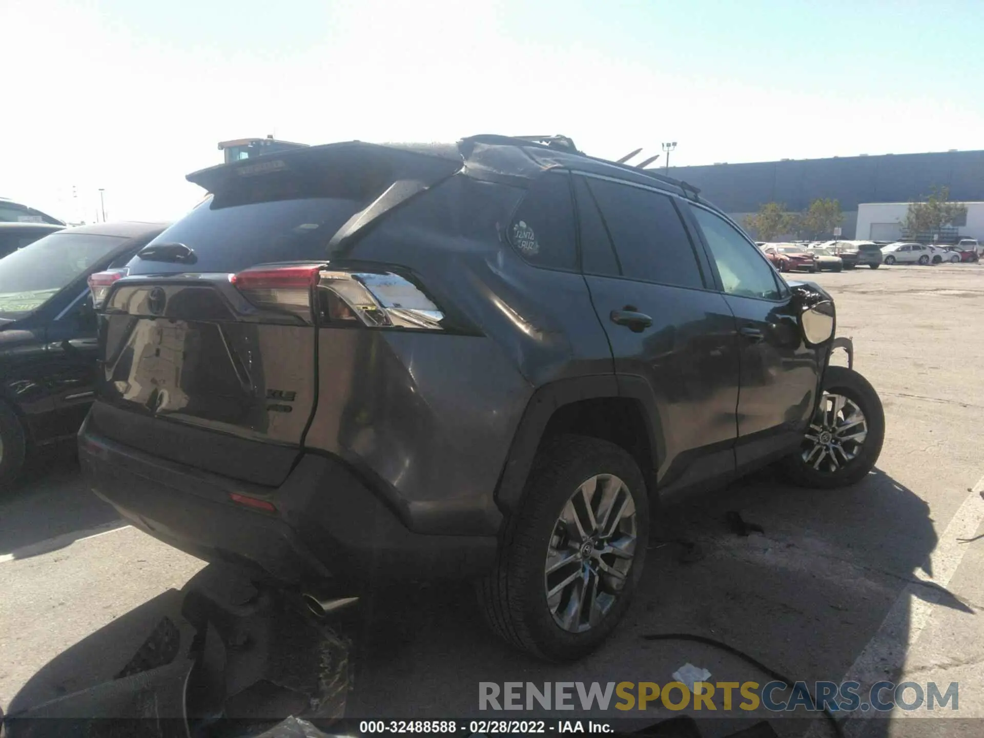 4 fotografías del automóvil dañado 2T3A1RFV4LC140403 TOYOTA RAV4 2020