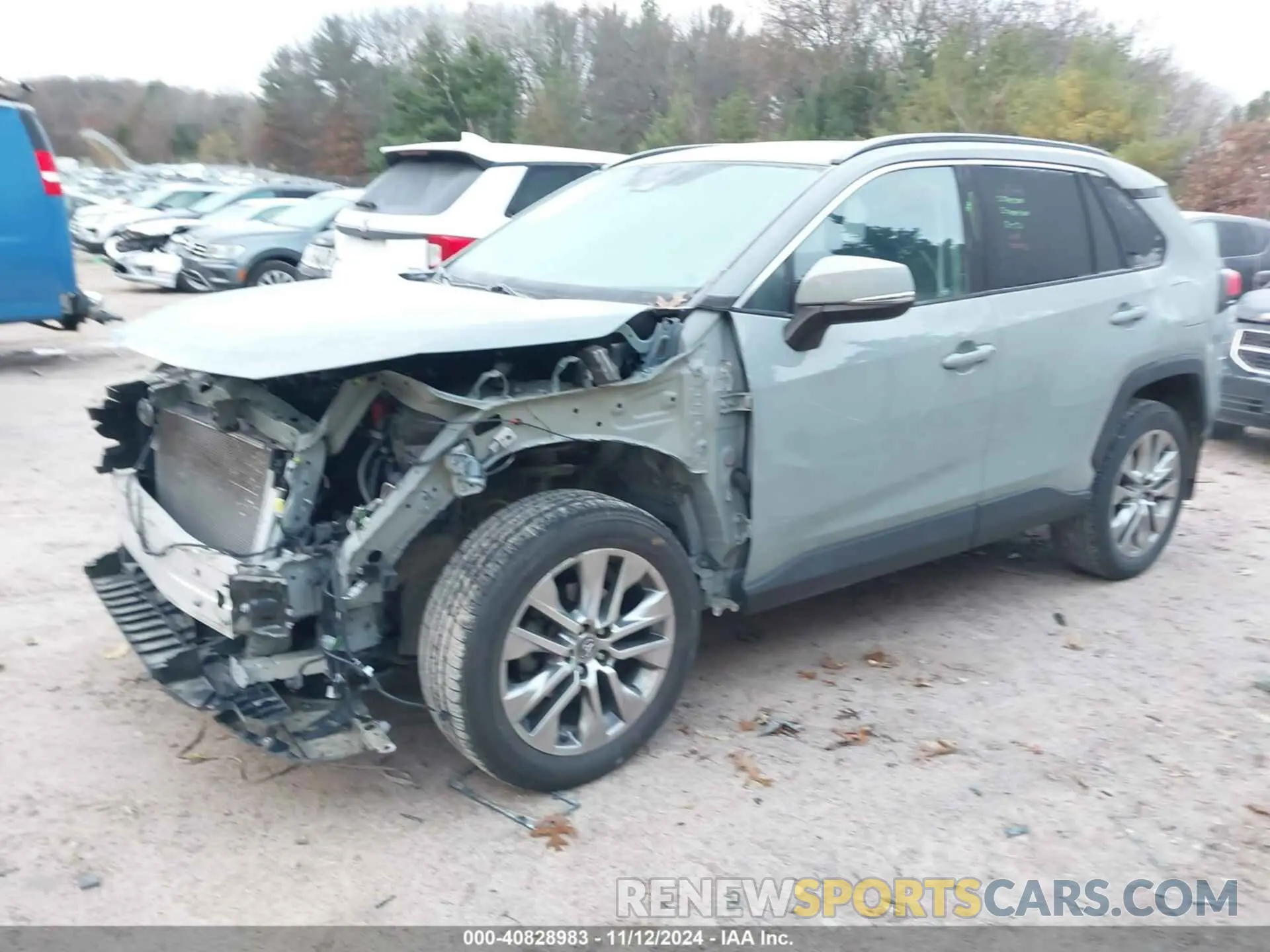 2 fotografías del automóvil dañado 2T3A1RFV5LC068854 TOYOTA RAV4 2020