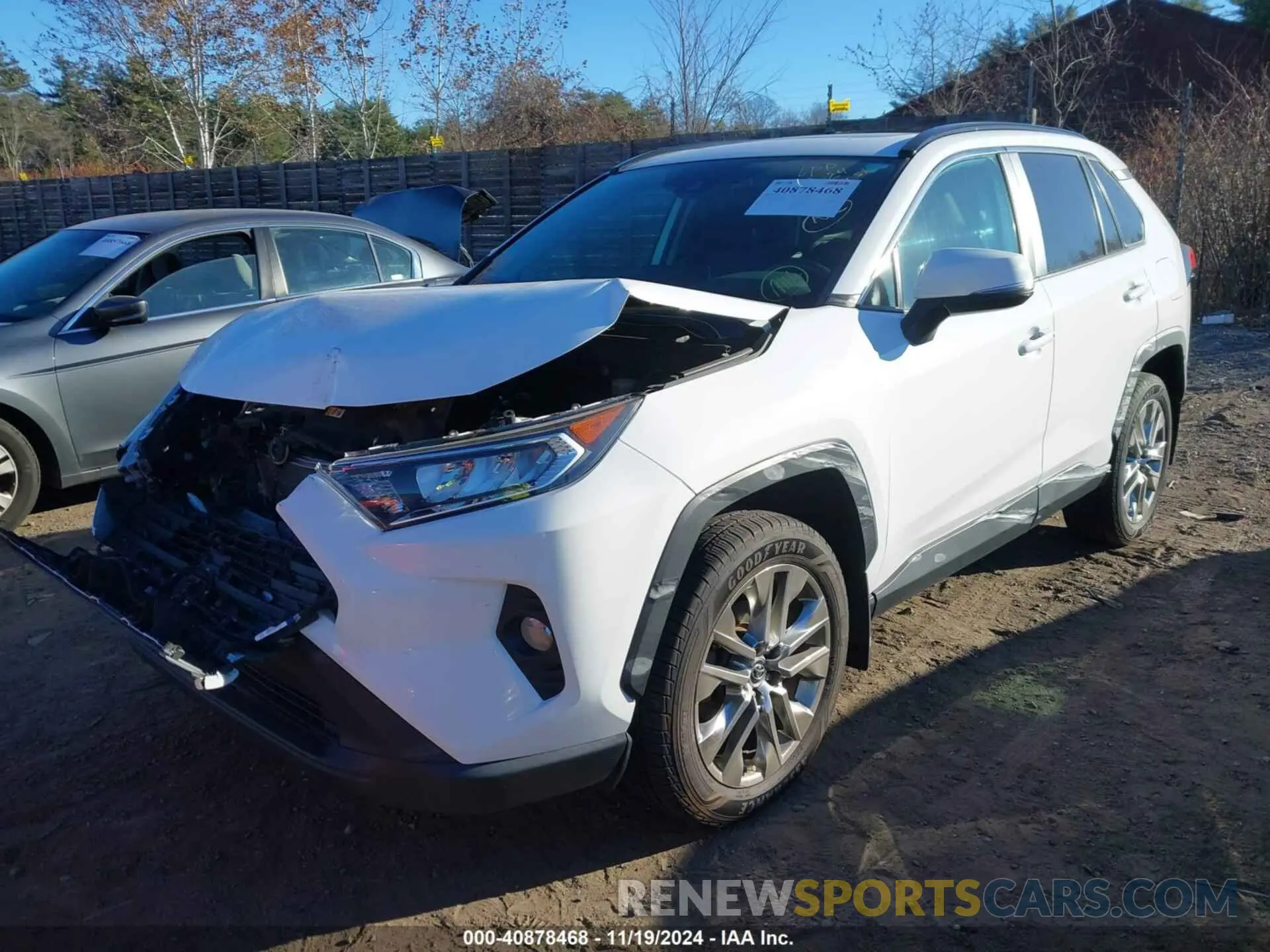 2 fotografías del automóvil dañado 2T3A1RFV6LC130357 TOYOTA RAV4 2020