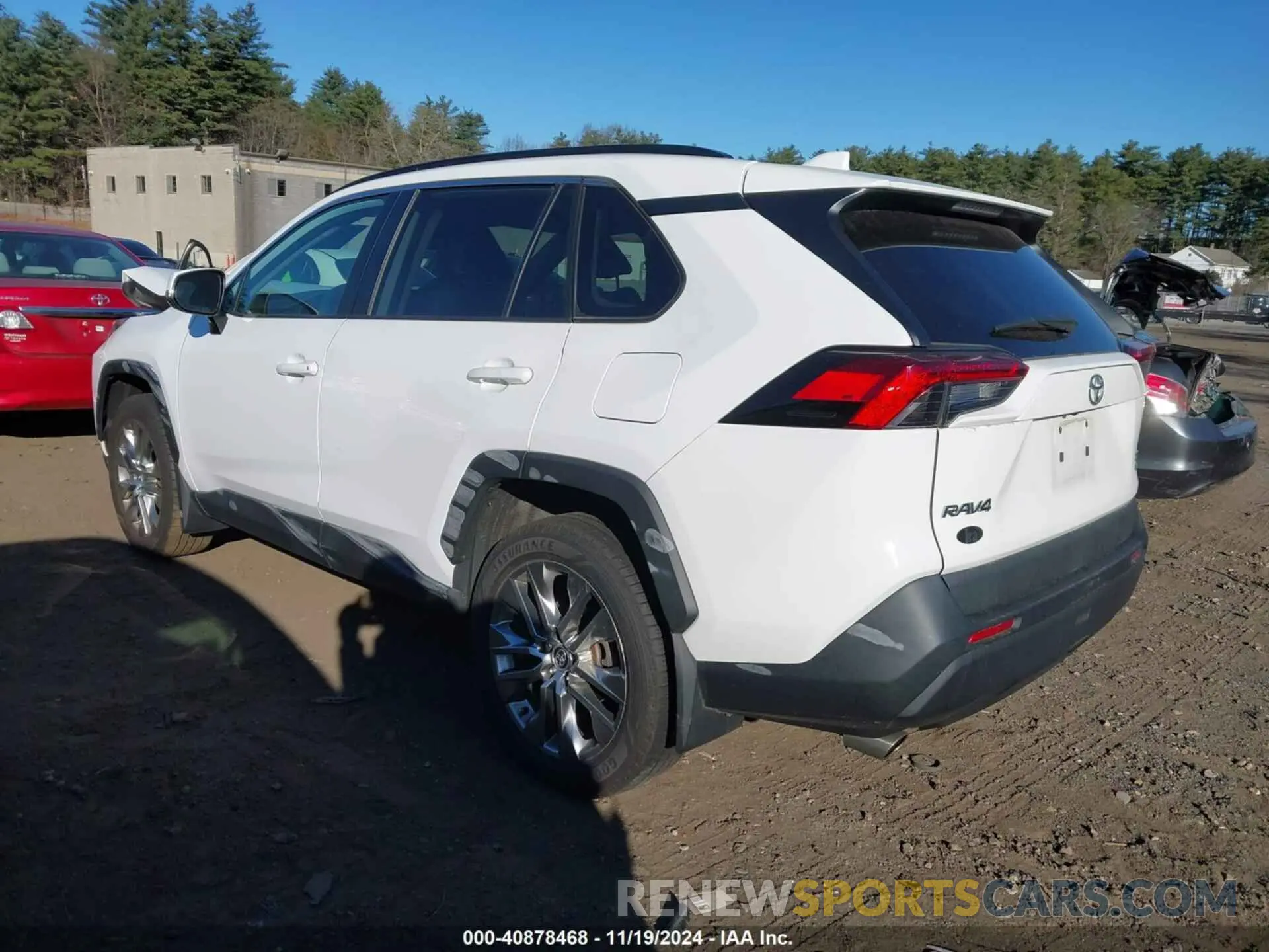 3 fotografías del automóvil dañado 2T3A1RFV6LC130357 TOYOTA RAV4 2020