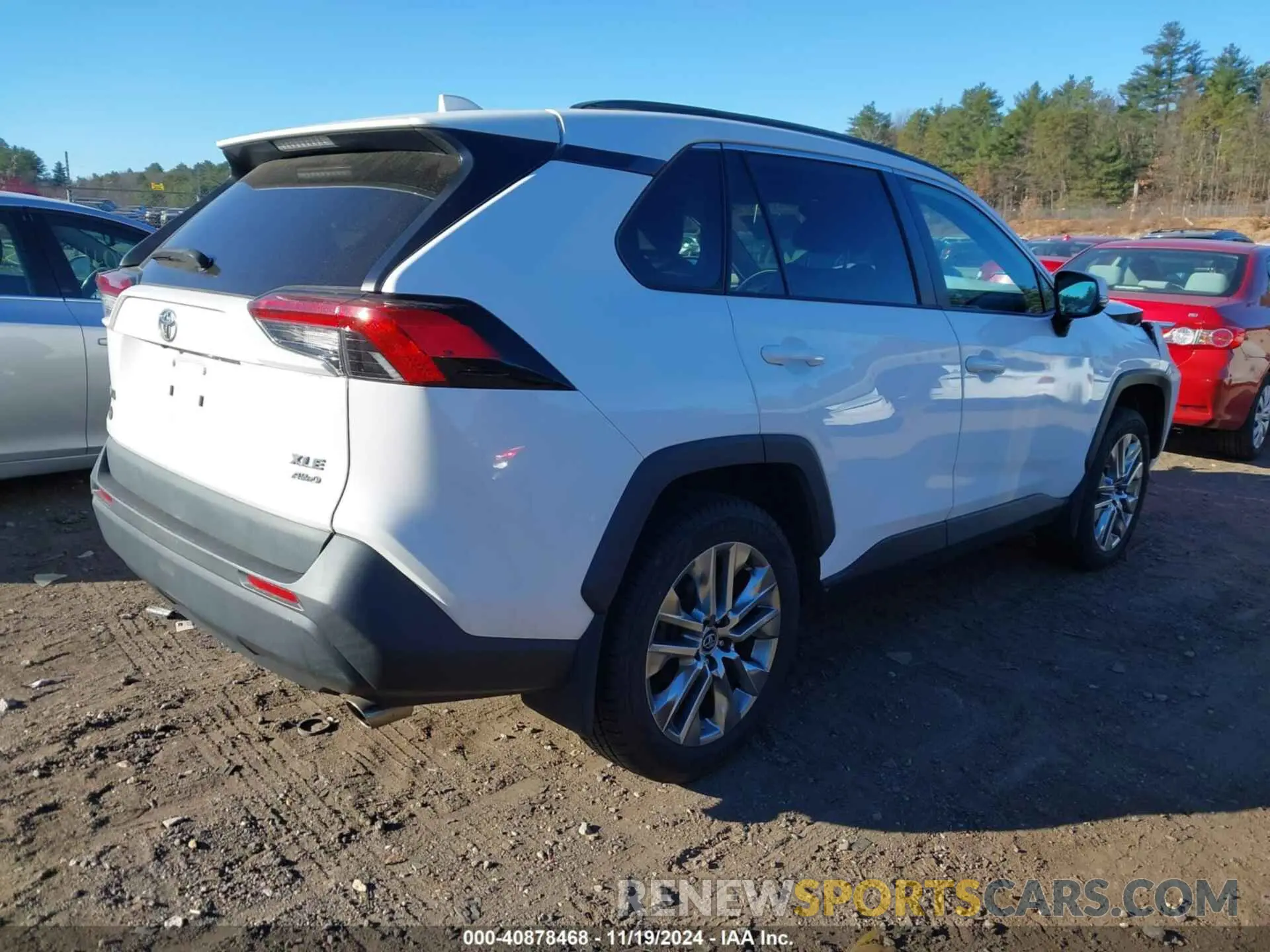 4 fotografías del automóvil dañado 2T3A1RFV6LC130357 TOYOTA RAV4 2020