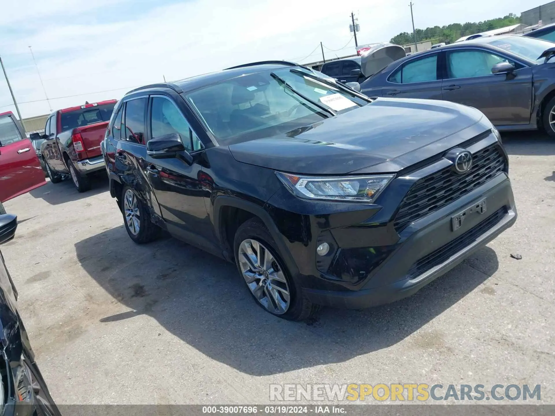 1 fotografías del automóvil dañado 2T3A1RFV7LW133539 TOYOTA RAV4 2020