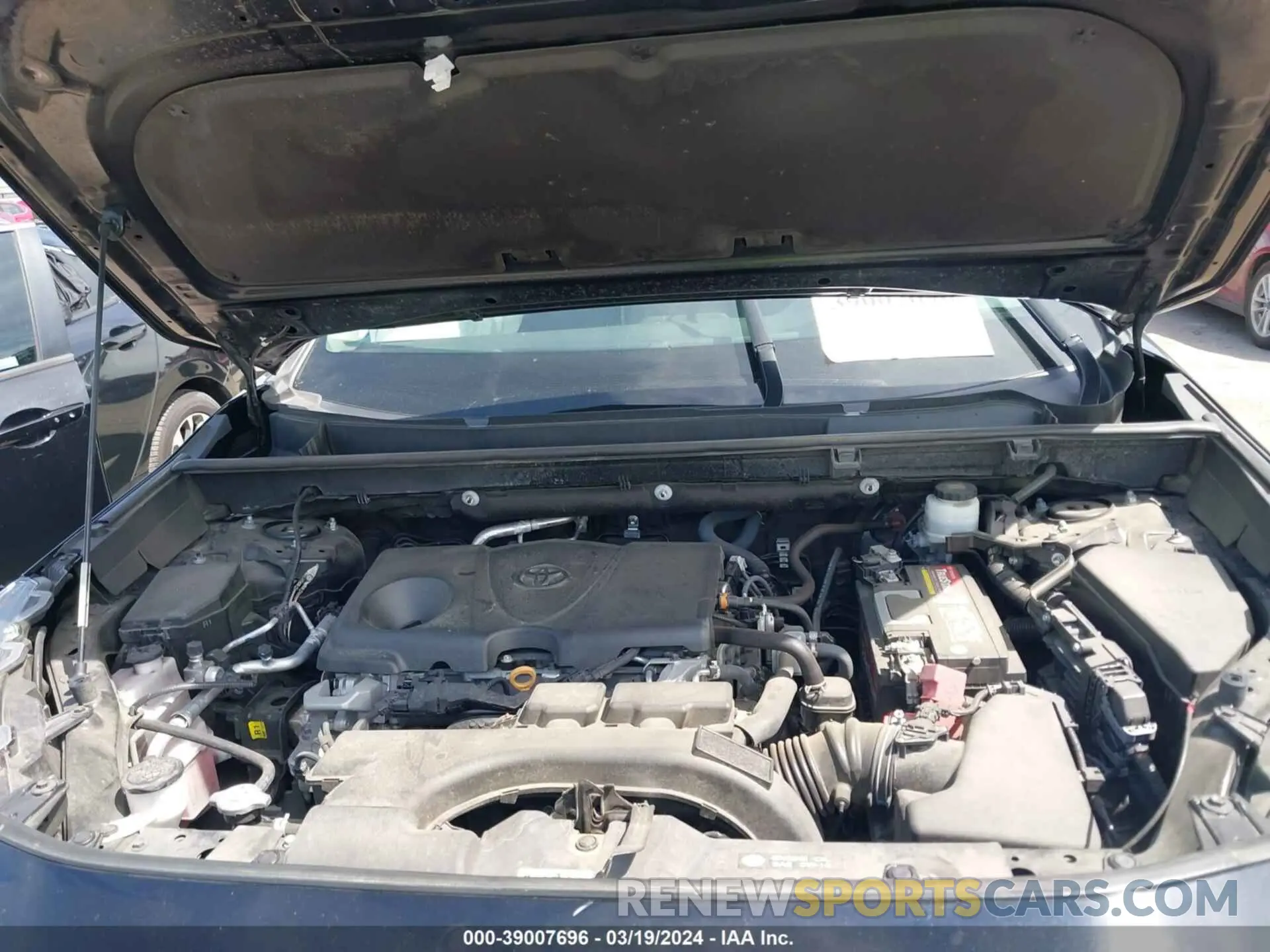 10 fotografías del automóvil dañado 2T3A1RFV7LW133539 TOYOTA RAV4 2020