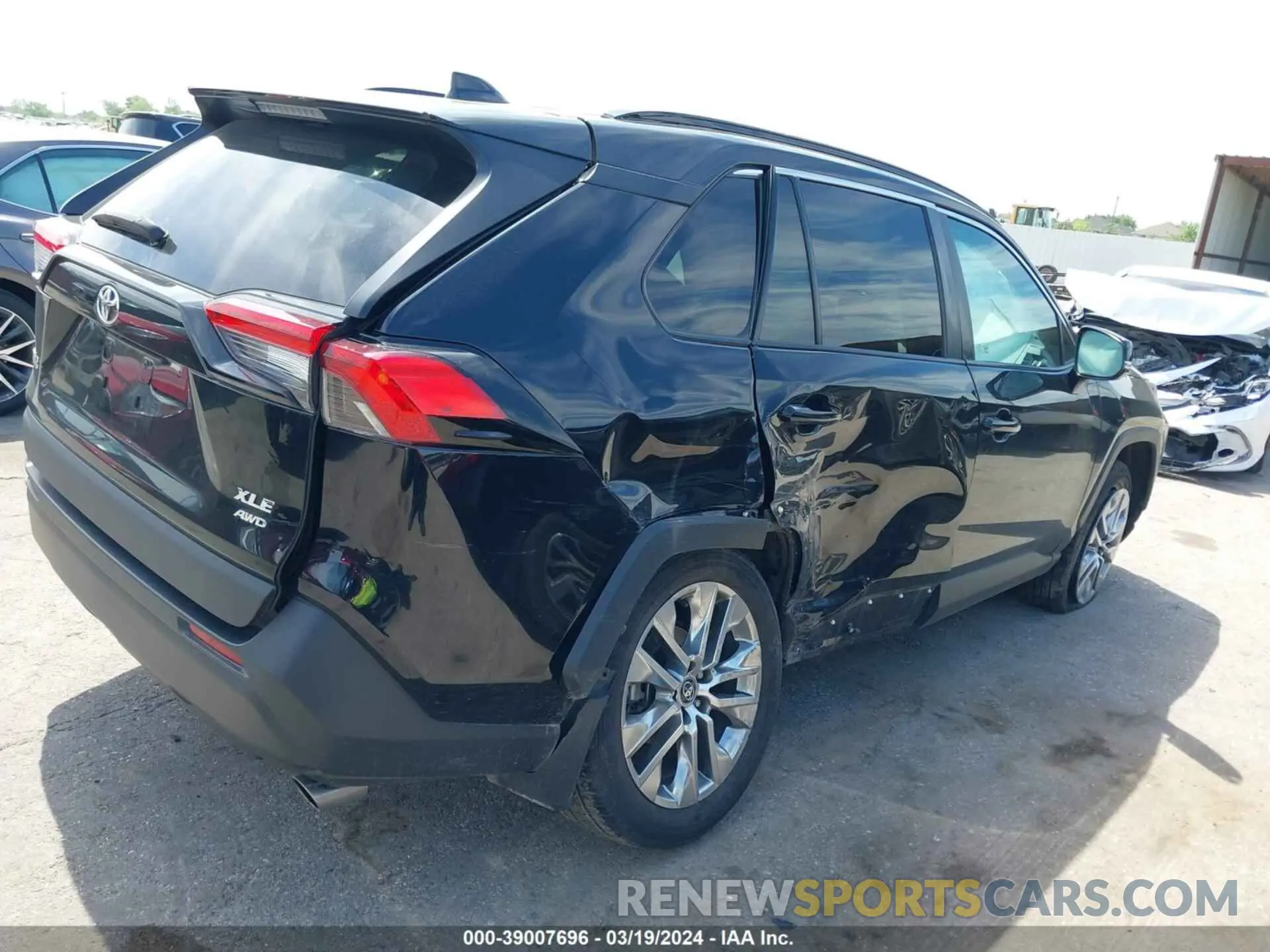 4 fotografías del automóvil dañado 2T3A1RFV7LW133539 TOYOTA RAV4 2020