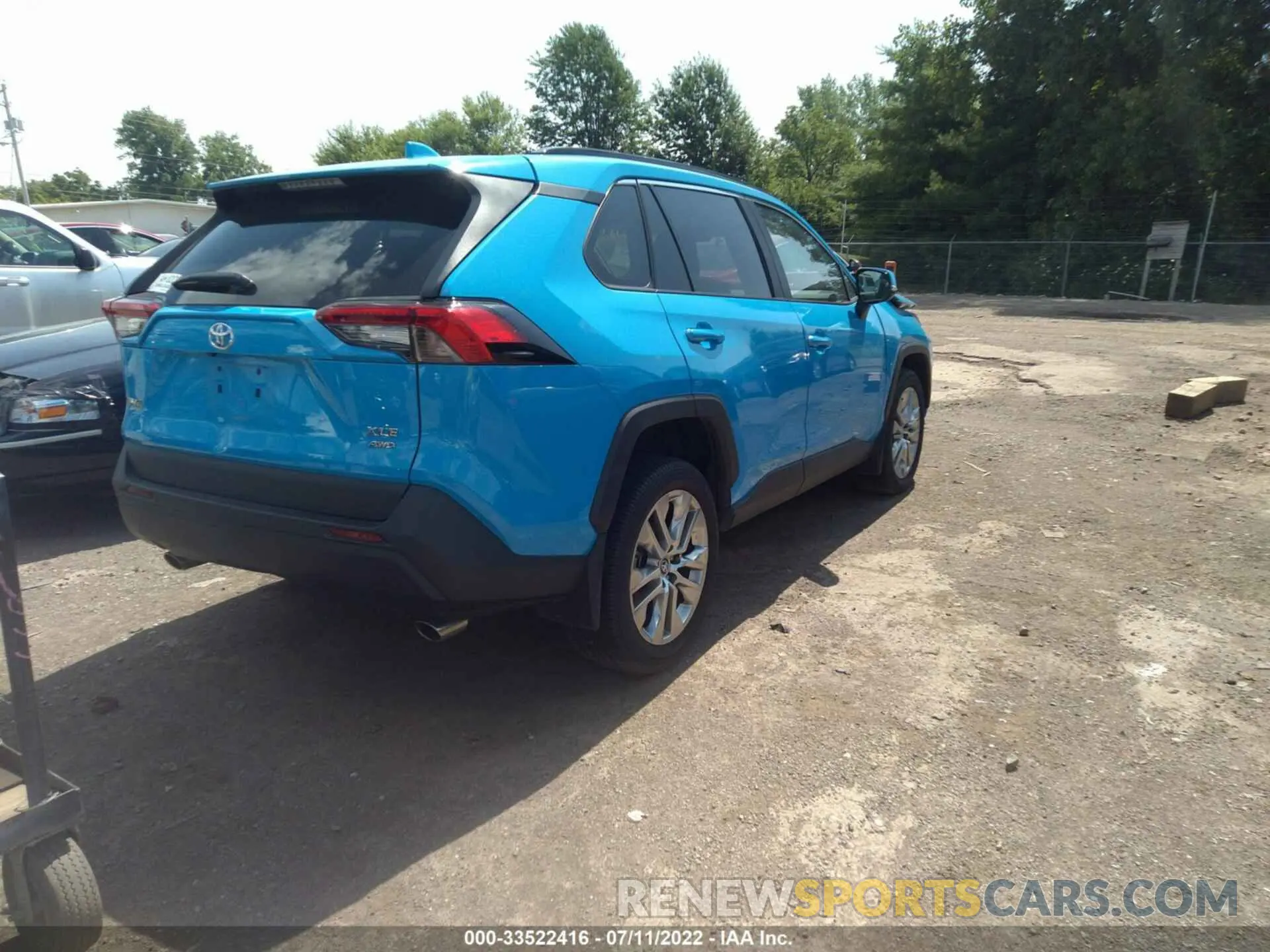 4 fotografías del automóvil dañado 2T3A1RFV8LC133325 TOYOTA RAV4 2020