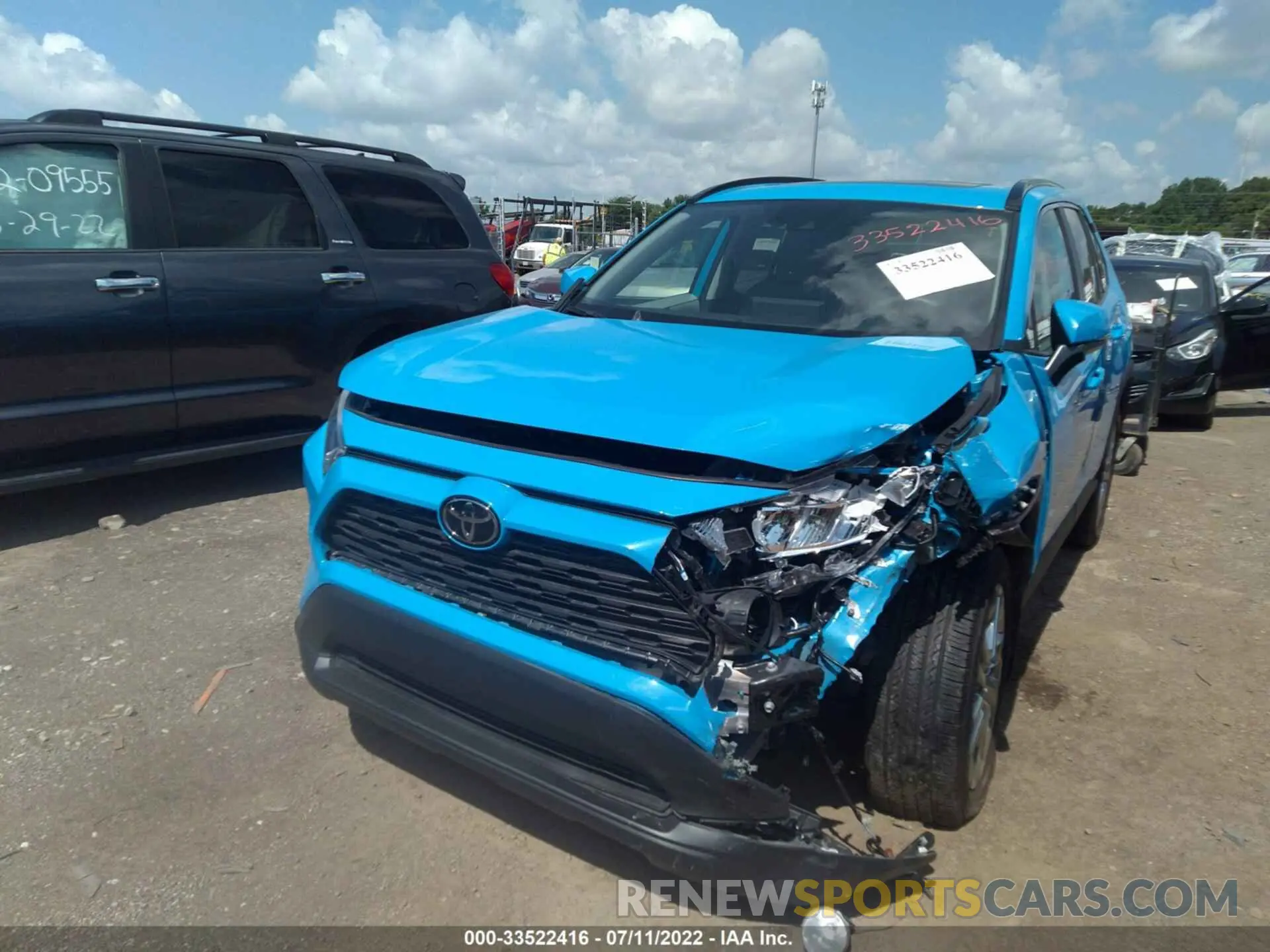 6 fotografías del automóvil dañado 2T3A1RFV8LC133325 TOYOTA RAV4 2020