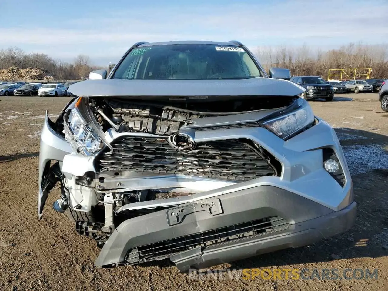 5 fotografías del automóvil dañado 2T3A1RFV8LW102297 TOYOTA RAV4 2020