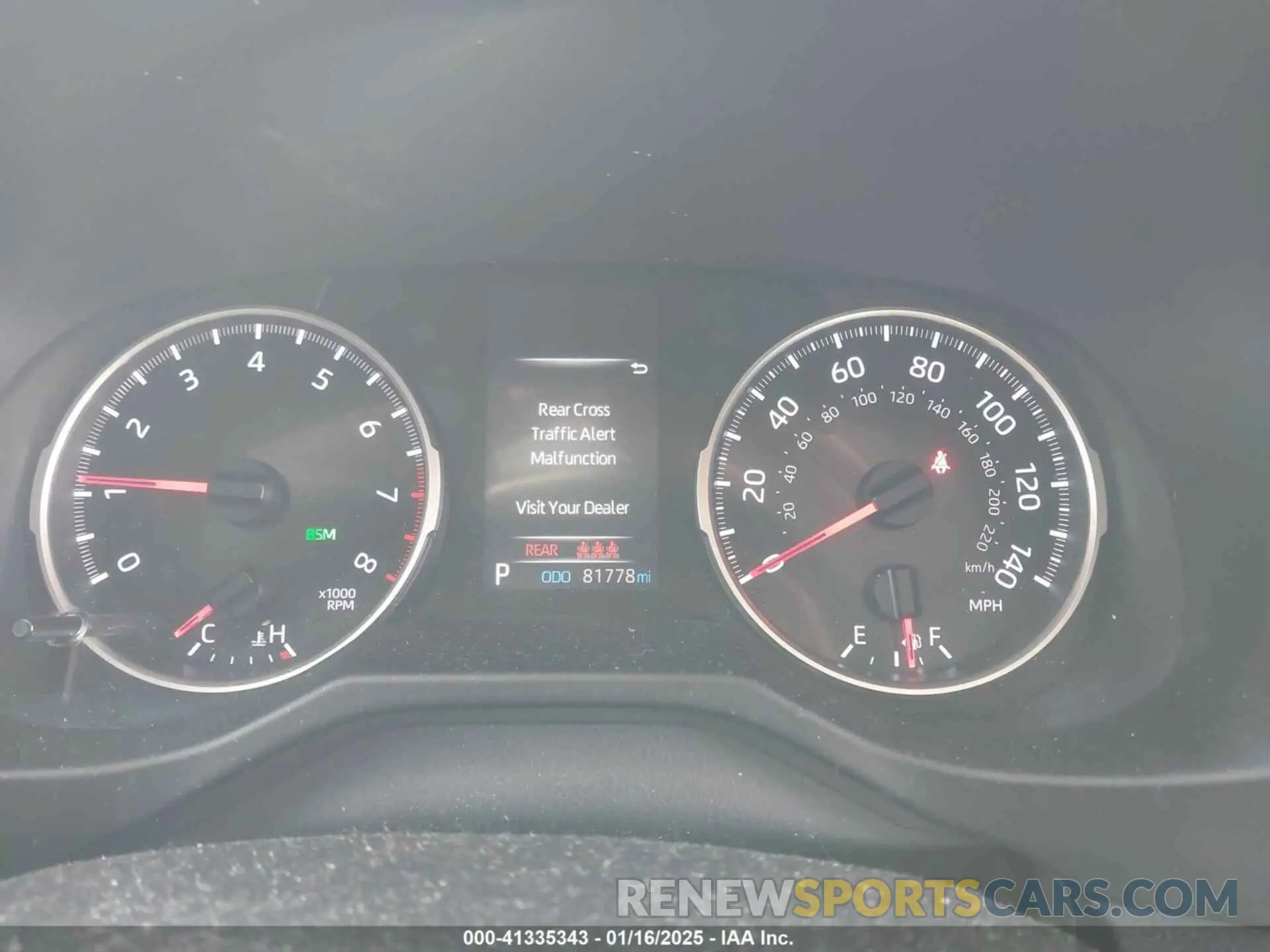 7 fotografías del automóvil dañado 2T3A1RFV9LC132488 TOYOTA RAV4 2020