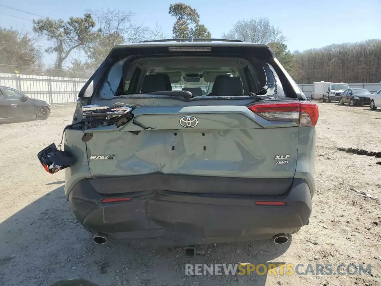 6 fotografías del automóvil dañado 2T3A1RFVXLW110658 TOYOTA RAV4 2020