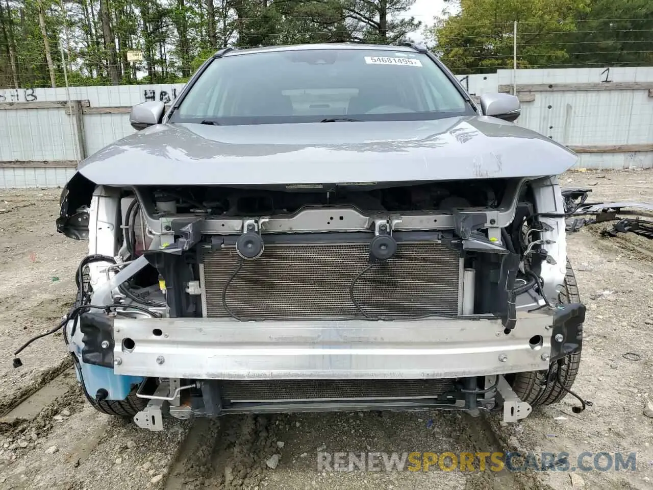 5 fotografías del automóvil dañado 2T3A1RFVXLW116864 TOYOTA RAV4 2020