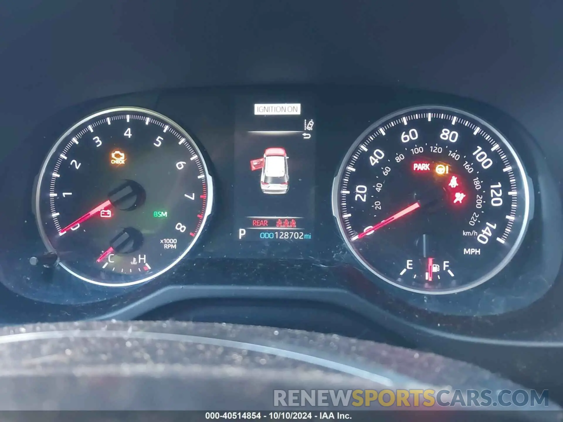 7 fotografías del automóvil dañado 2T3A1RFVXLW138699 TOYOTA RAV4 2020