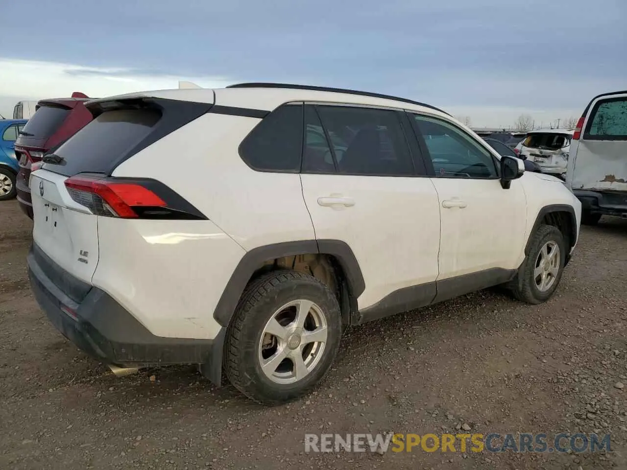 3 fotografías del automóvil dañado 2T3B1RFV4LC110869 TOYOTA RAV4 2020