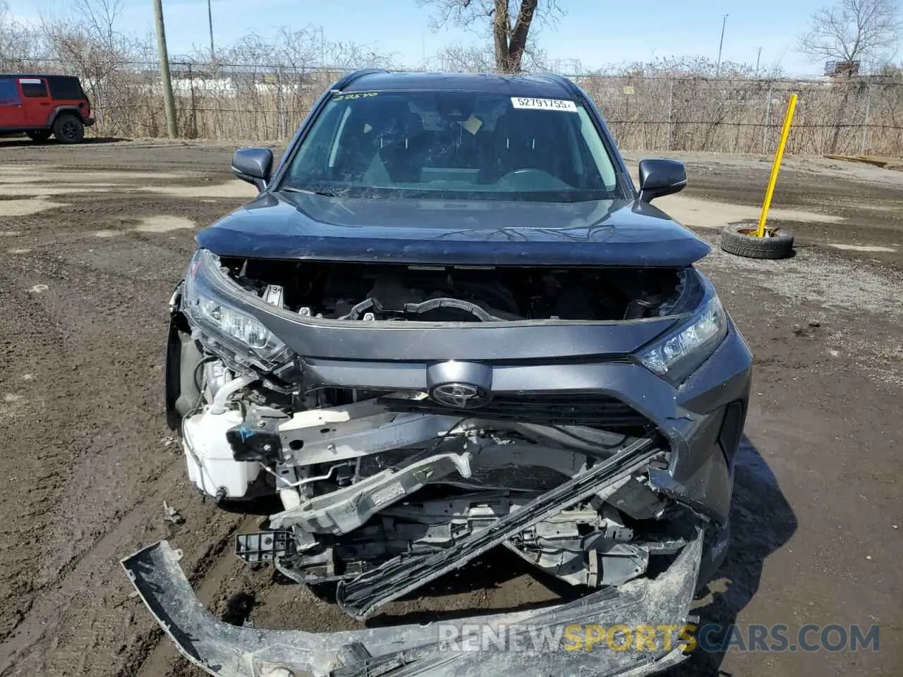 5 fotografías del automóvil dañado 2T3B1RFVXLW121986 TOYOTA RAV4 2020