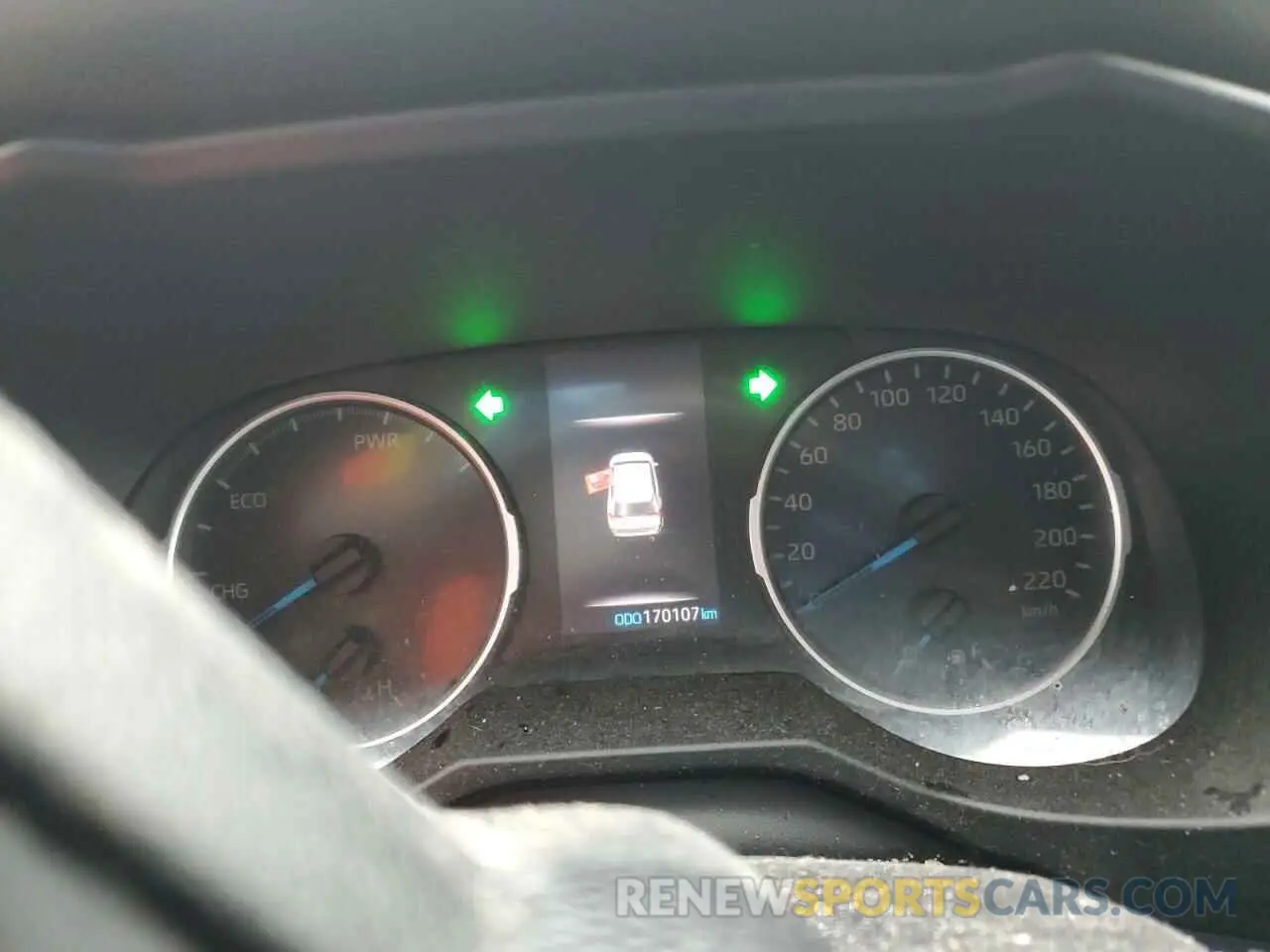 9 fotografías del automóvil dañado 2T3BWRFV5LW049855 TOYOTA RAV4 2020