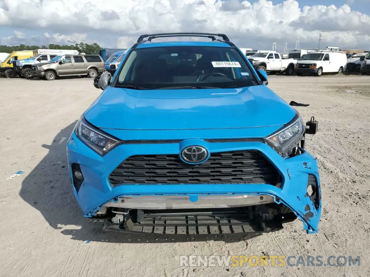5 fotografías del automóvil dañado 2T3C1RFV0LC043157 TOYOTA RAV4 2020
