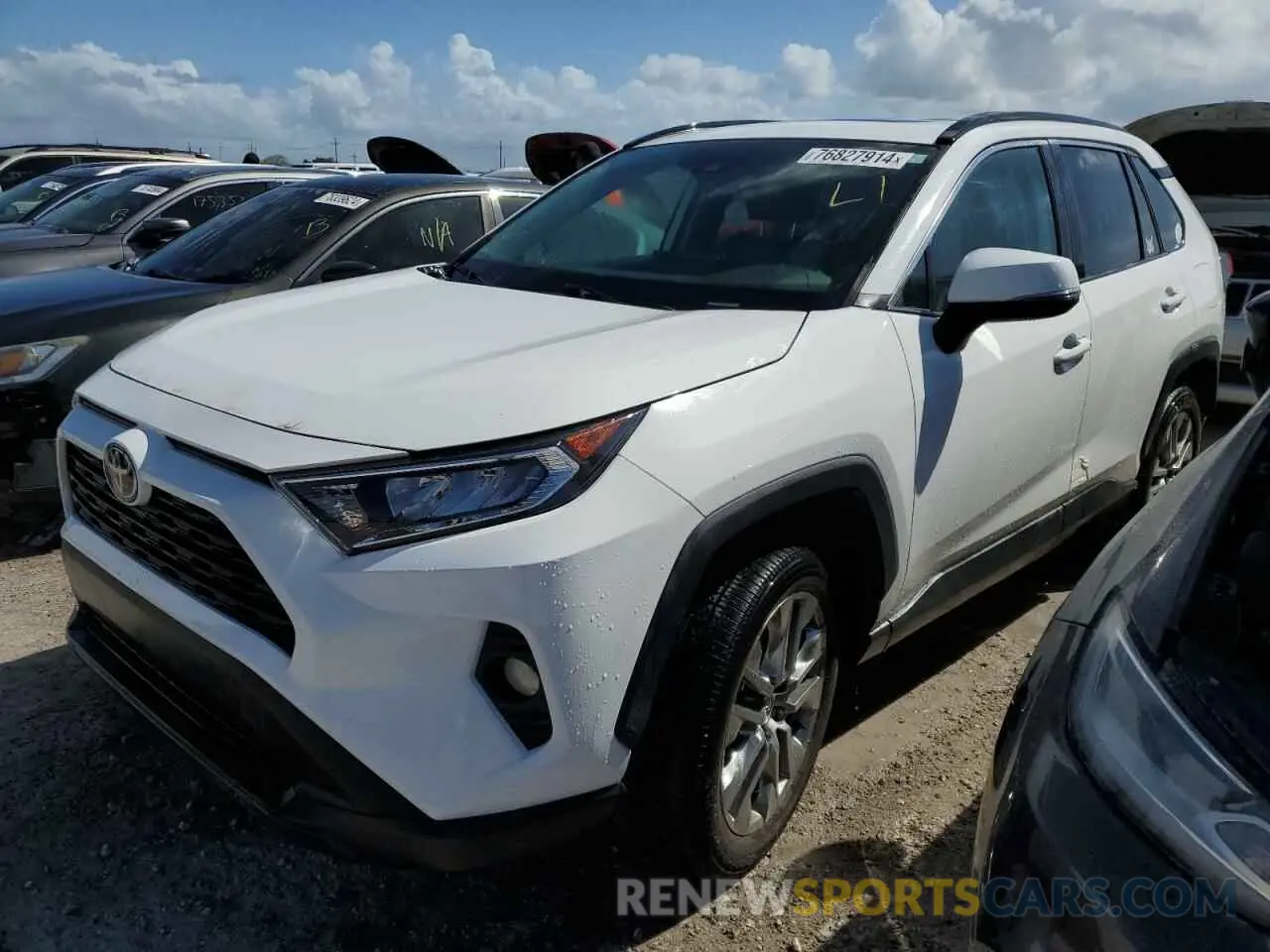 1 fotografías del automóvil dañado 2T3C1RFV1LC077172 TOYOTA RAV4 2020