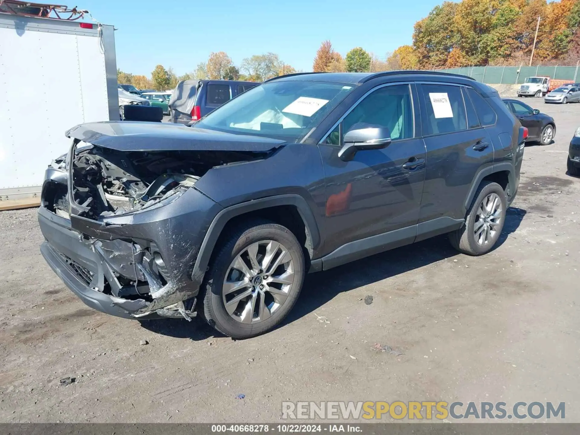 2 fotografías del automóvil dañado 2T3C1RFV2LC057190 TOYOTA RAV4 2020