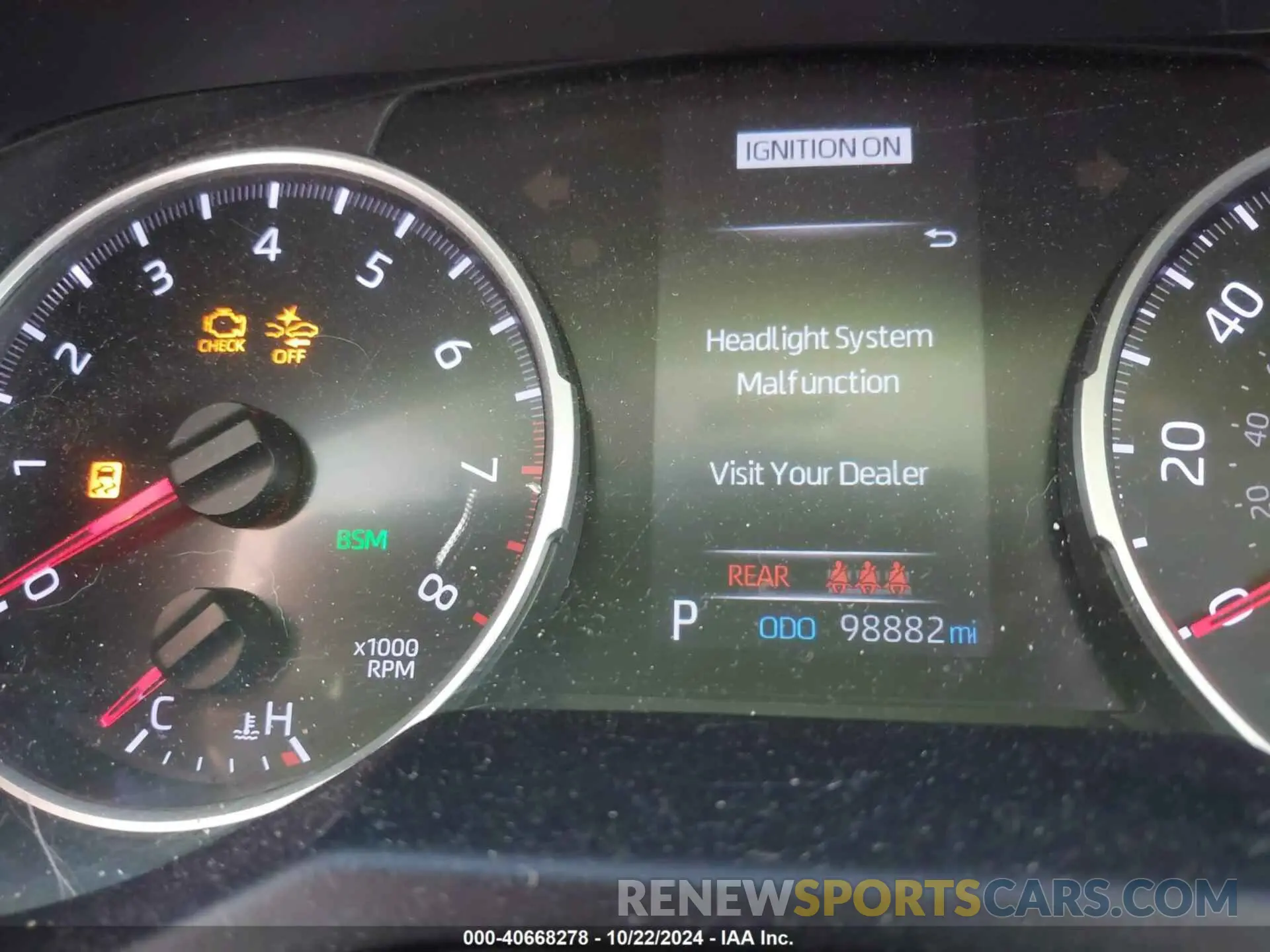 7 fotografías del automóvil dañado 2T3C1RFV2LC057190 TOYOTA RAV4 2020