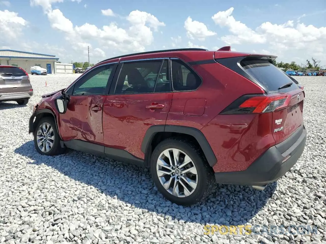 2 fotografías del automóvil dañado 2T3C1RFV2LC069551 TOYOTA RAV4 2020