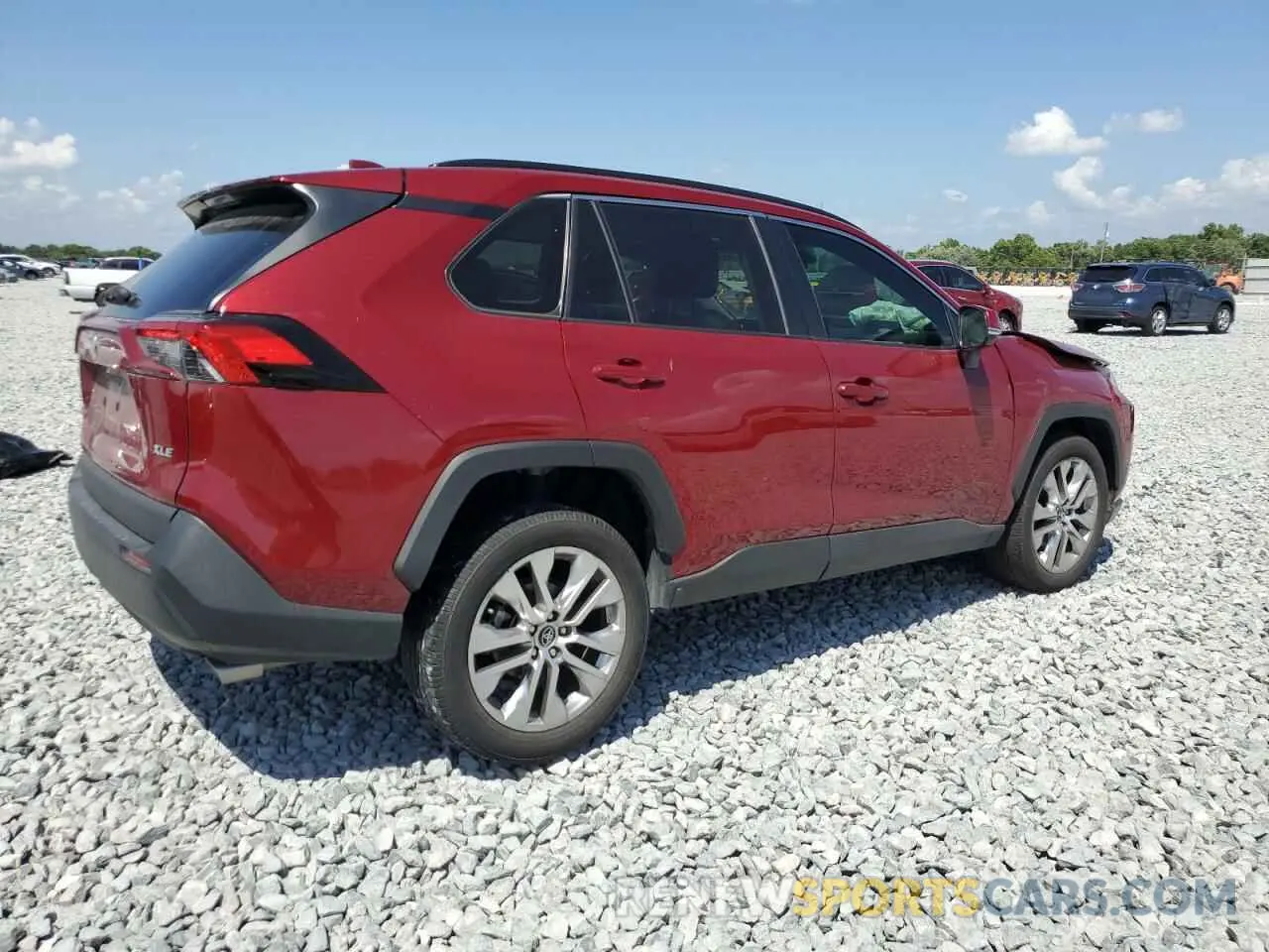 3 fotografías del automóvil dañado 2T3C1RFV2LC069551 TOYOTA RAV4 2020