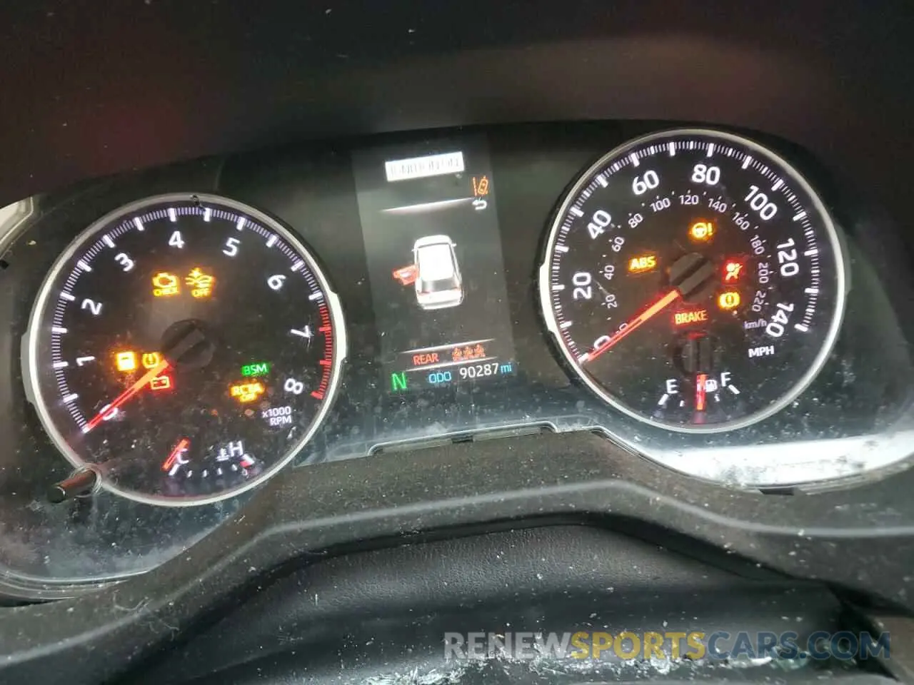 9 fotografías del automóvil dañado 2T3C1RFV3LW081805 TOYOTA RAV4 2020
