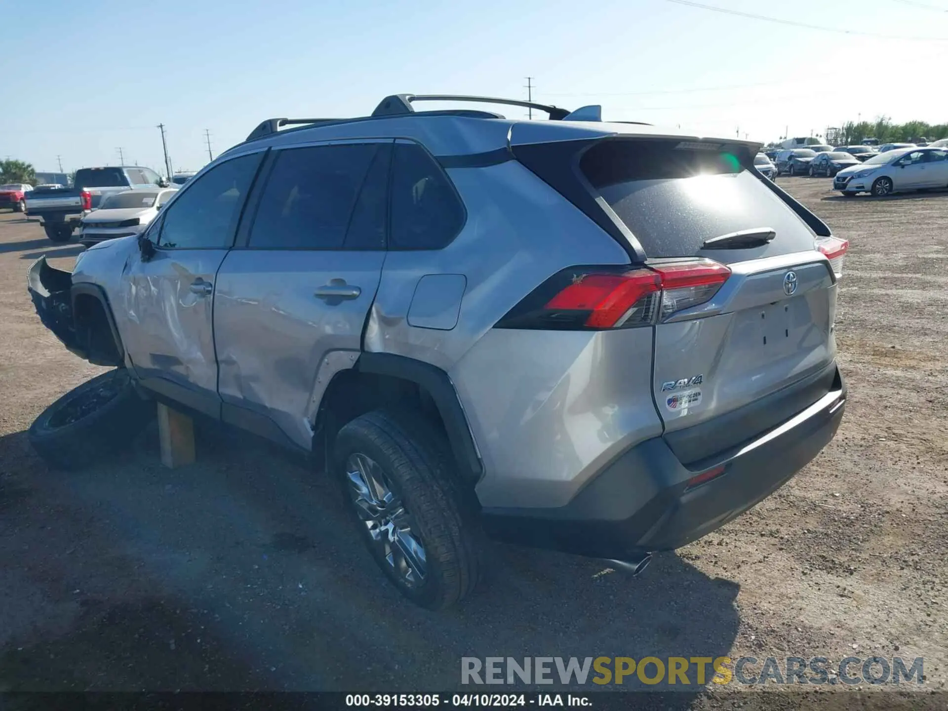 3 fotografías del automóvil dañado 2T3C1RFV3LW083263 TOYOTA RAV4 2020