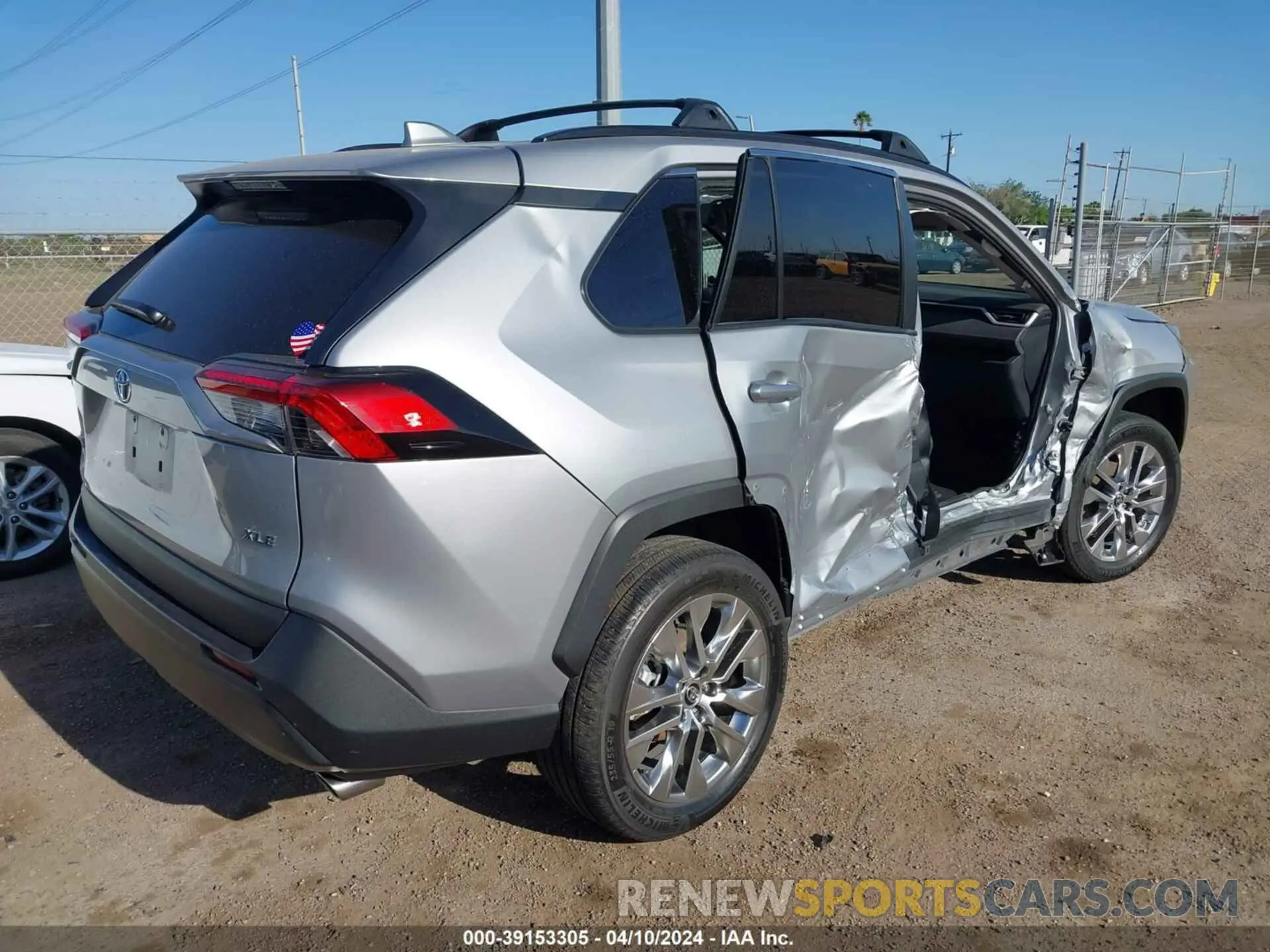 4 fotografías del automóvil dañado 2T3C1RFV3LW083263 TOYOTA RAV4 2020