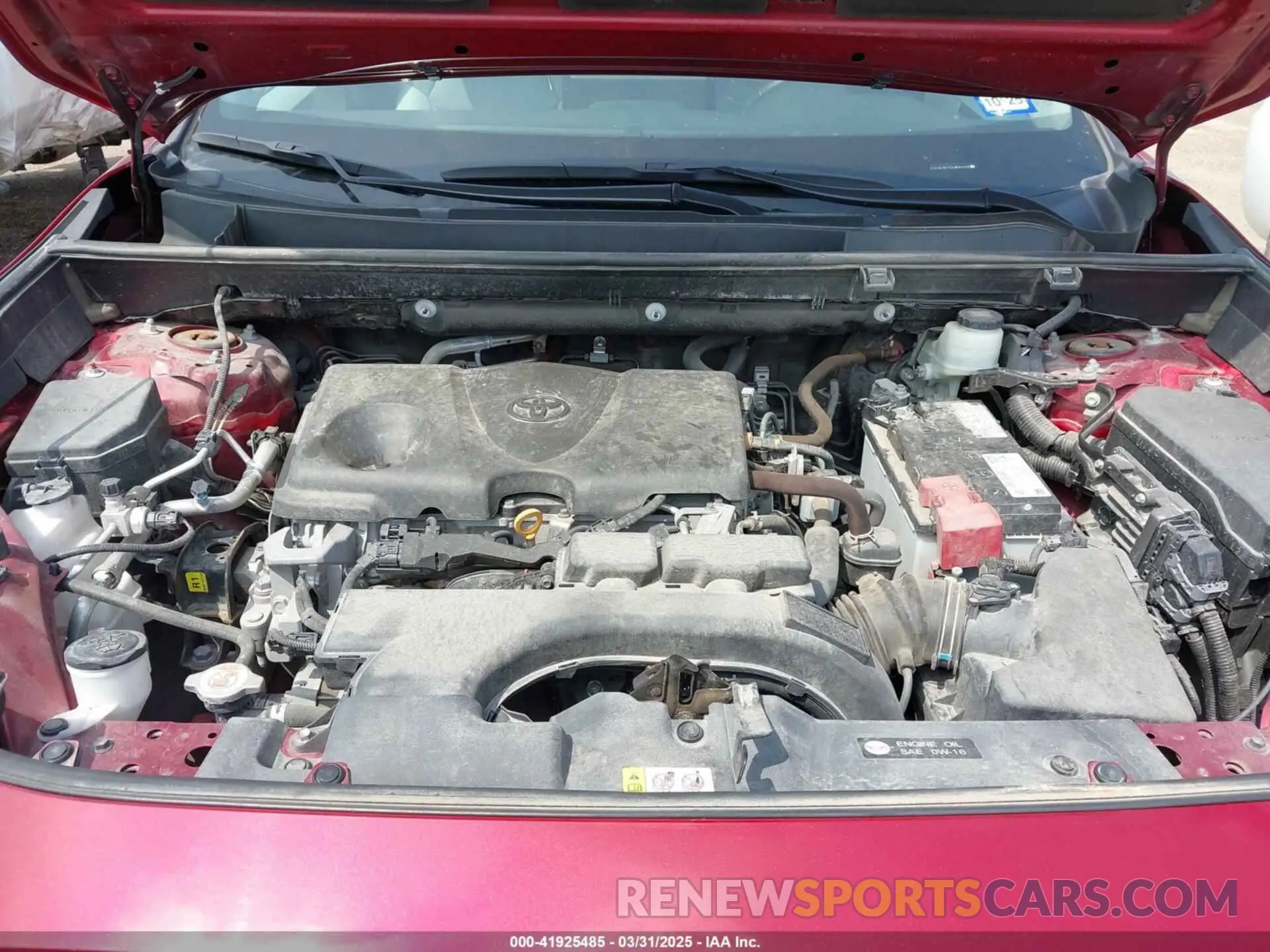 10 fotografías del automóvil dañado 2T3C1RFV3LW083439 TOYOTA RAV4 2020
