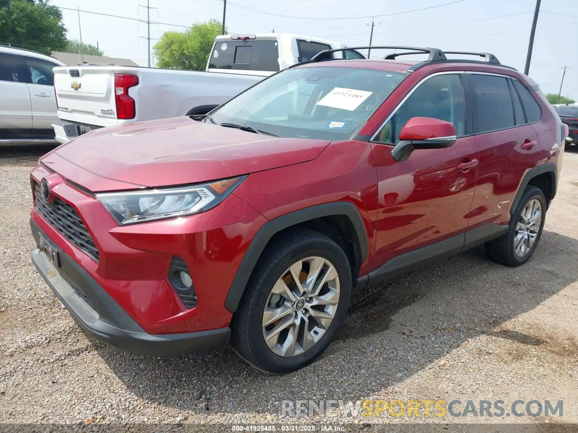 2 fotografías del automóvil dañado 2T3C1RFV3LW083439 TOYOTA RAV4 2020