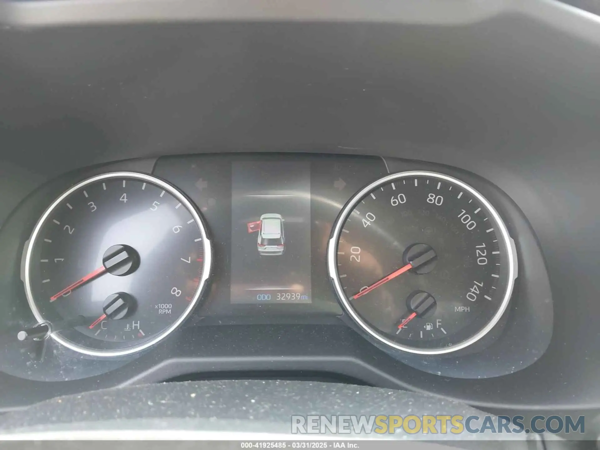 7 fotografías del automóvil dañado 2T3C1RFV3LW083439 TOYOTA RAV4 2020
