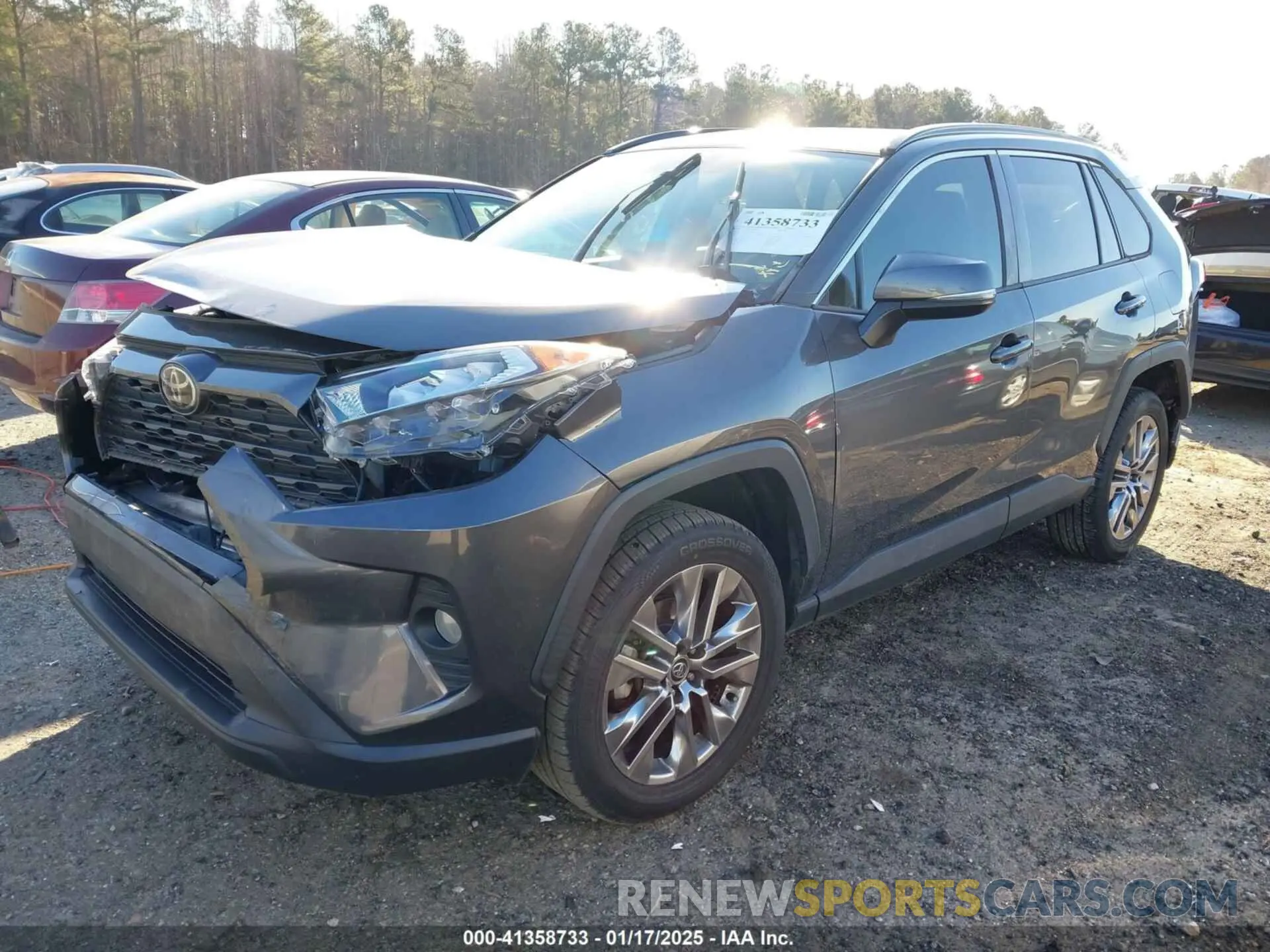 2 fotografías del automóvil dañado 2T3C1RFV5LW066254 TOYOTA RAV4 2020
