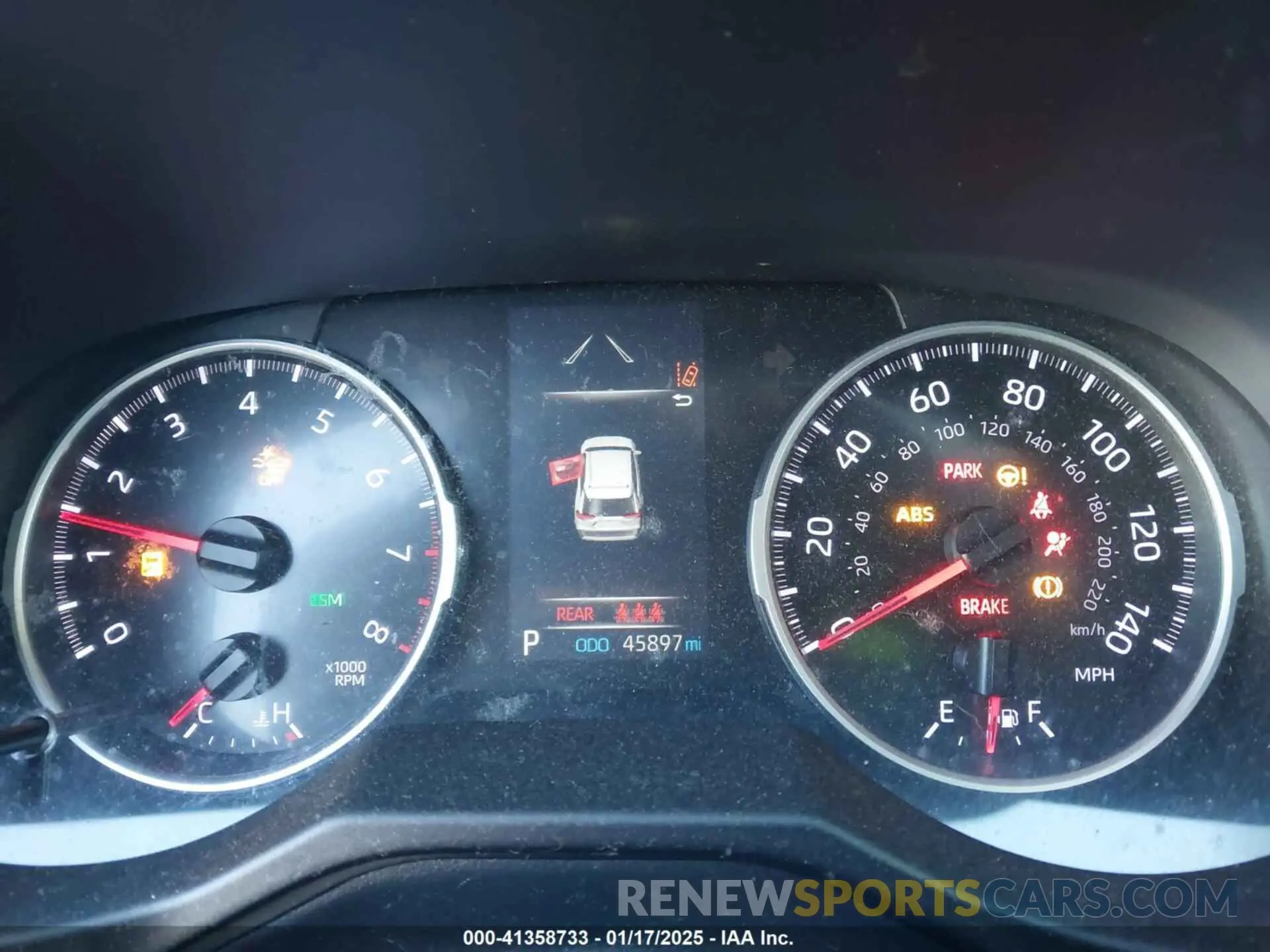 7 fotografías del automóvil dañado 2T3C1RFV5LW066254 TOYOTA RAV4 2020