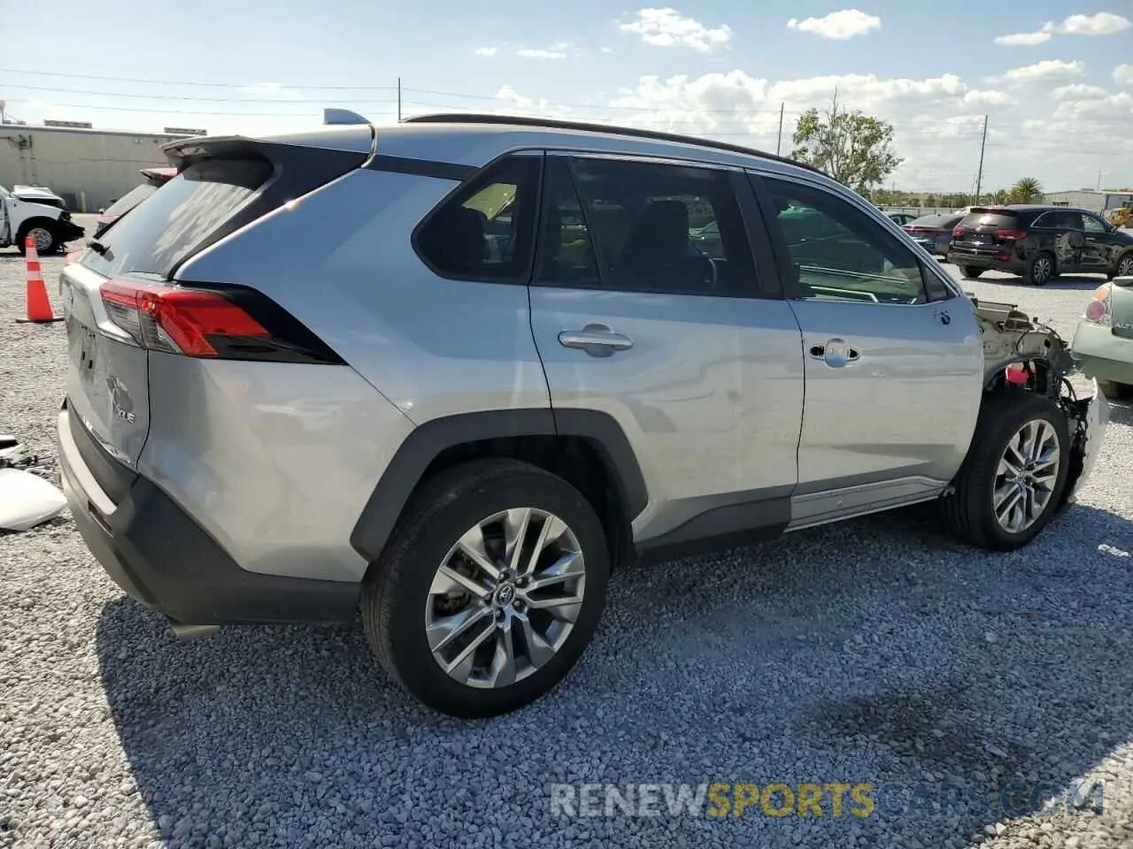 3 fotografías del automóvil dañado 2T3C1RFV6LW060060 TOYOTA RAV4 2020