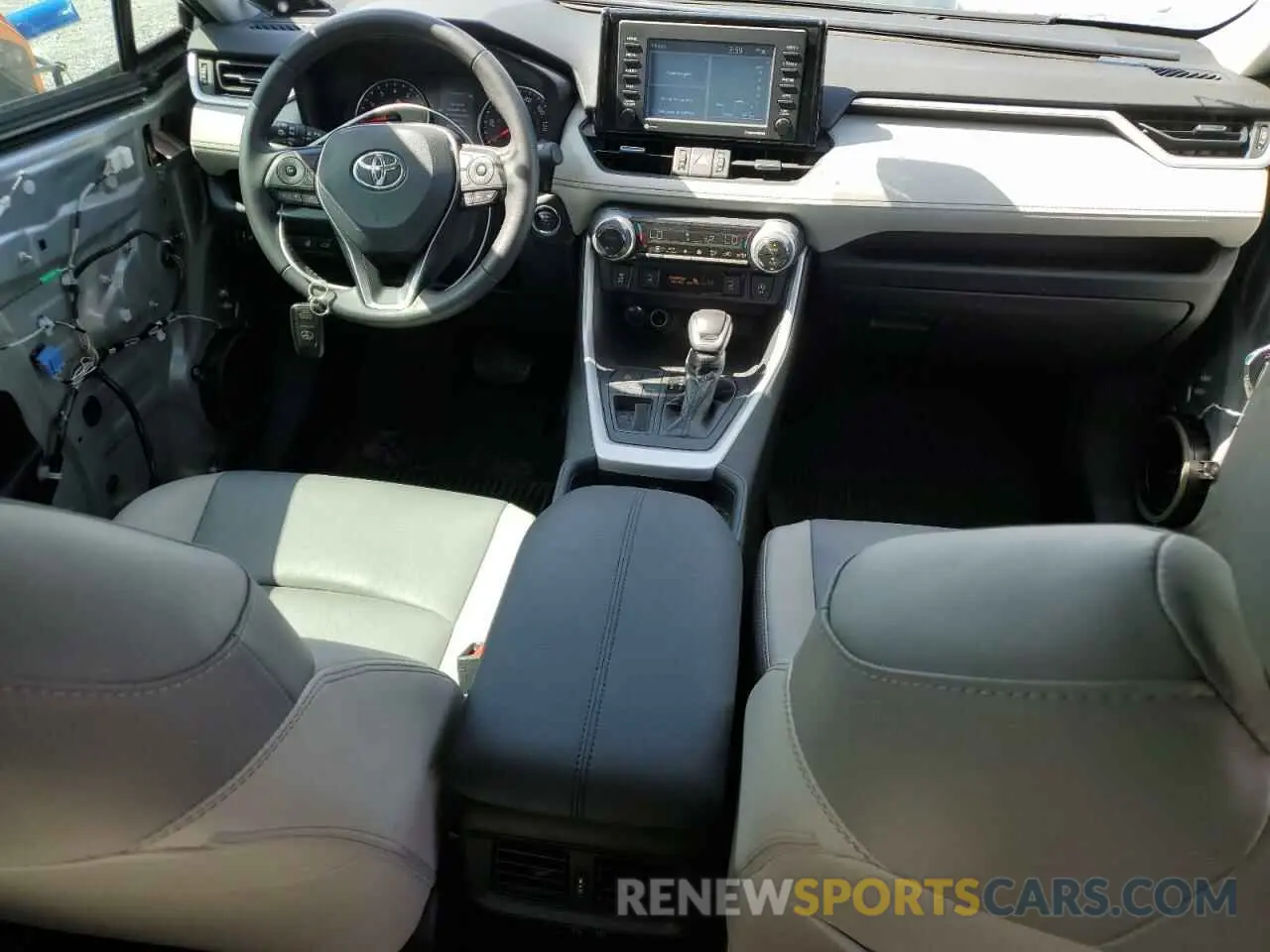 8 fotografías del automóvil dañado 2T3C1RFV6LW060060 TOYOTA RAV4 2020