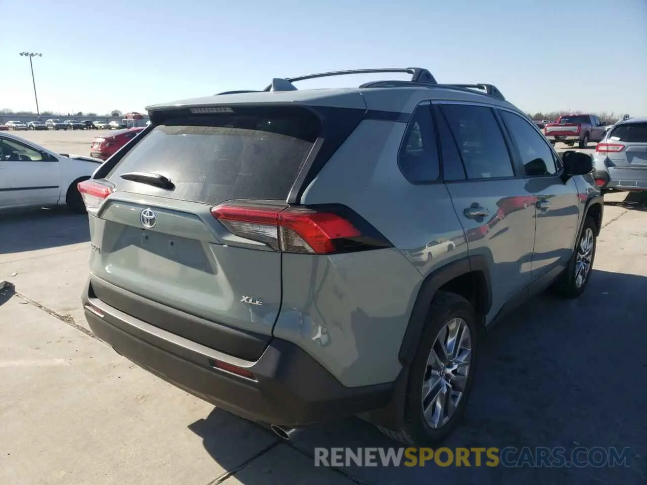 4 fotografías del automóvil dañado 2T3C1RFV6LW079157 TOYOTA RAV4 2020