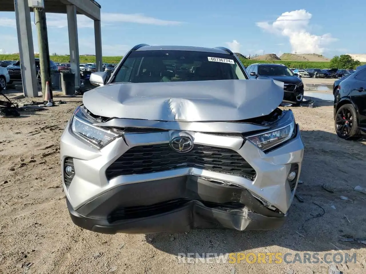 5 fotografías del automóvil dañado 2T3C1RFV6LW090336 TOYOTA RAV4 2020