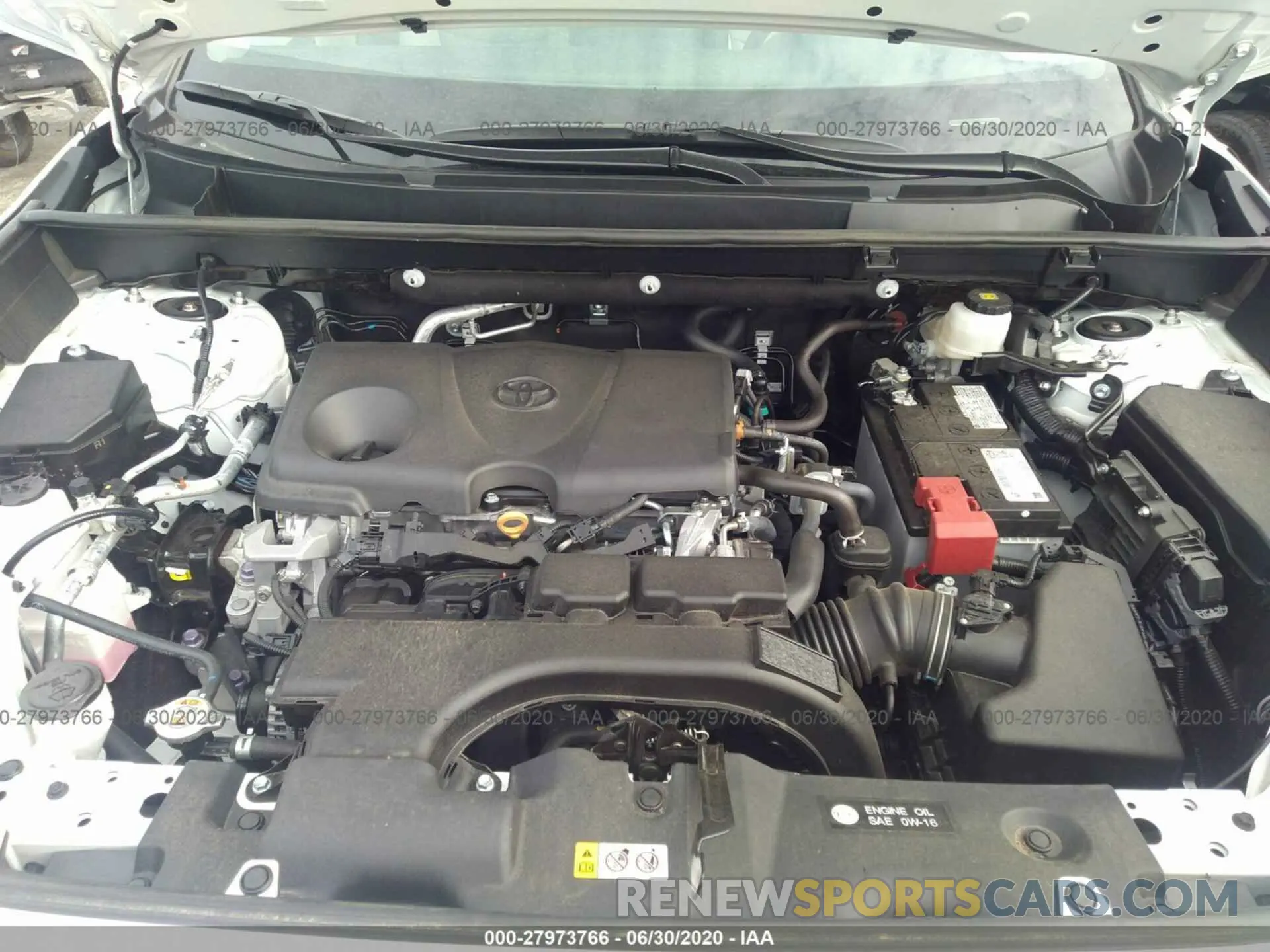 10 fotografías del automóvil dañado 2T3C1RFV7LC039266 TOYOTA RAV4 2020