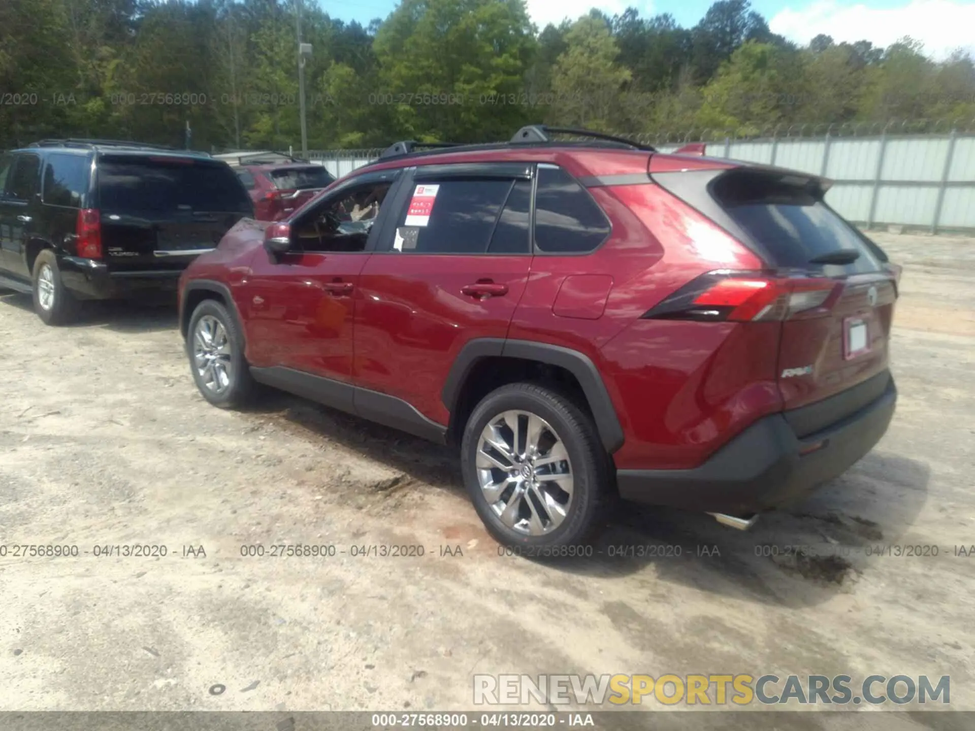 3 fotografías del automóvil dañado 2T3C1RFV7LC041941 TOYOTA RAV4 2020