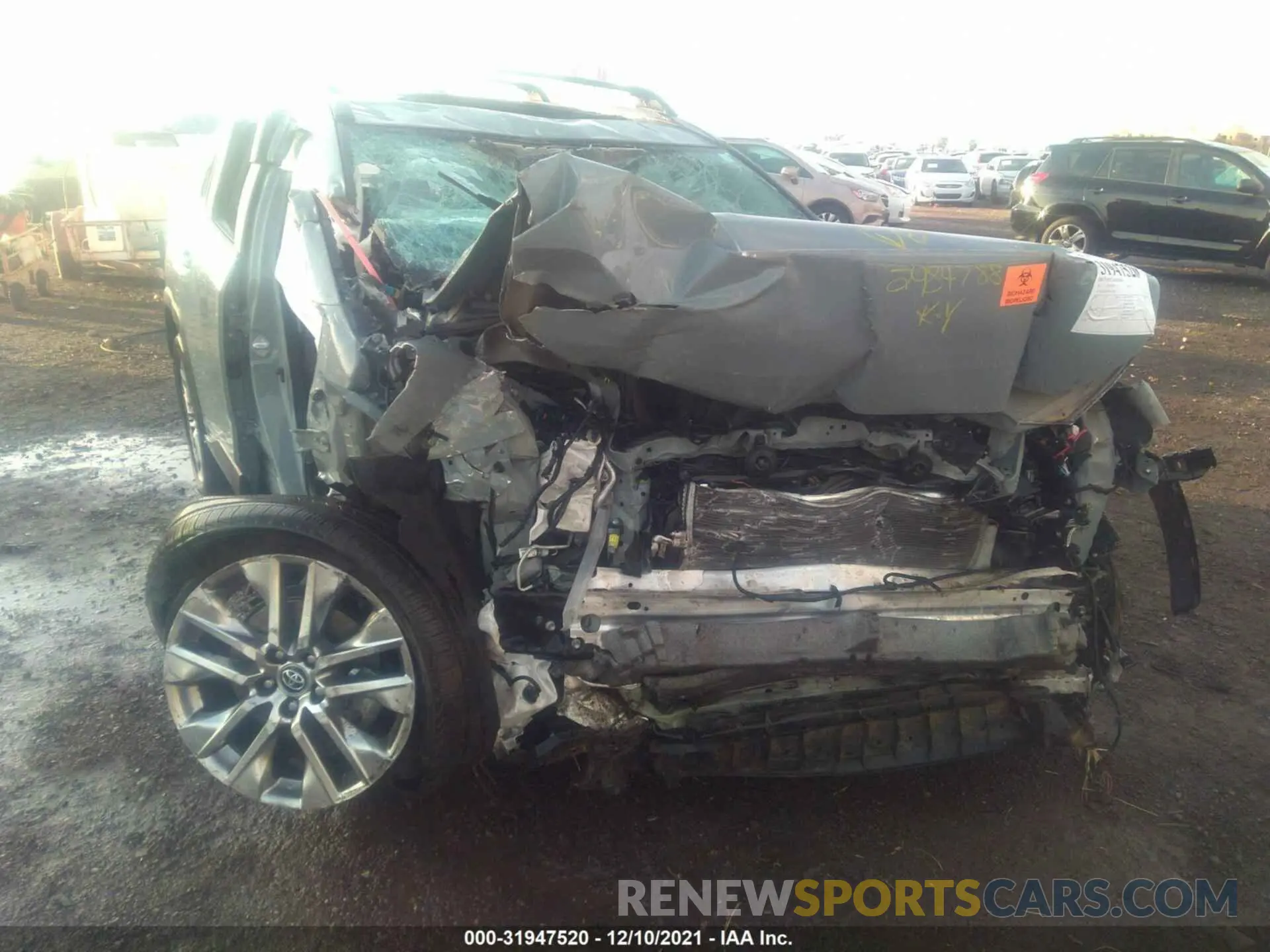 6 fotografías del automóvil dañado 2T3C1RFV8LW072923 TOYOTA RAV4 2020