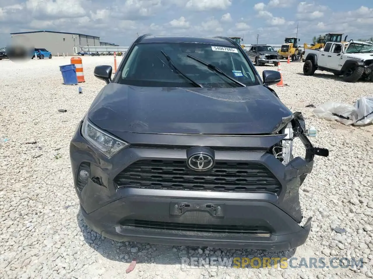 5 fotografías del automóvil dañado 2T3C1RFV9LW086698 TOYOTA RAV4 2020