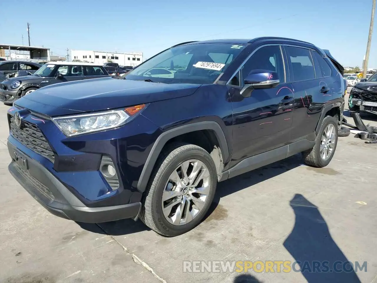 1 fotografías del automóvil dañado 2T3C1RFV9LW091979 TOYOTA RAV4 2020